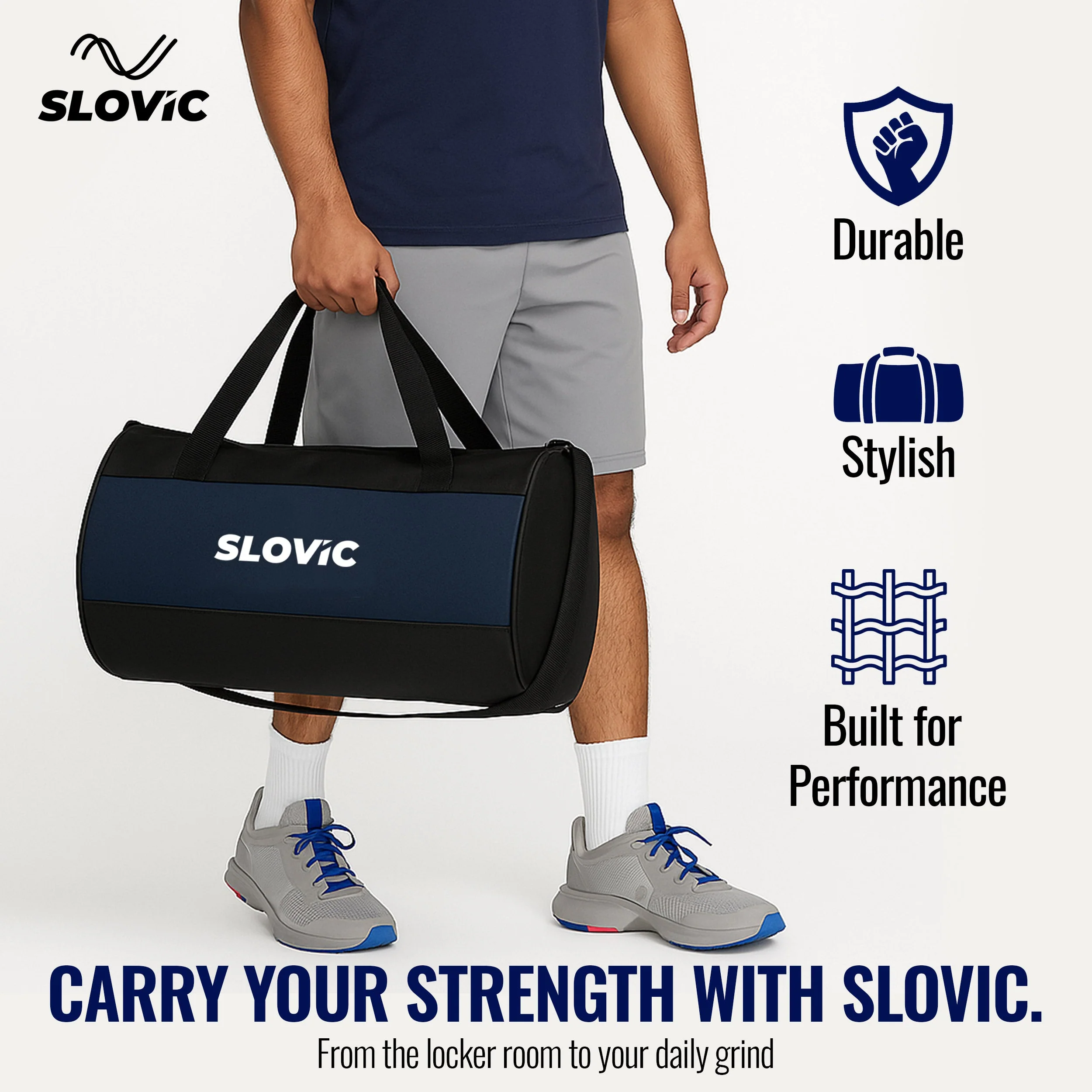 Slovic Gym Bag for Men - 20L - Image 2