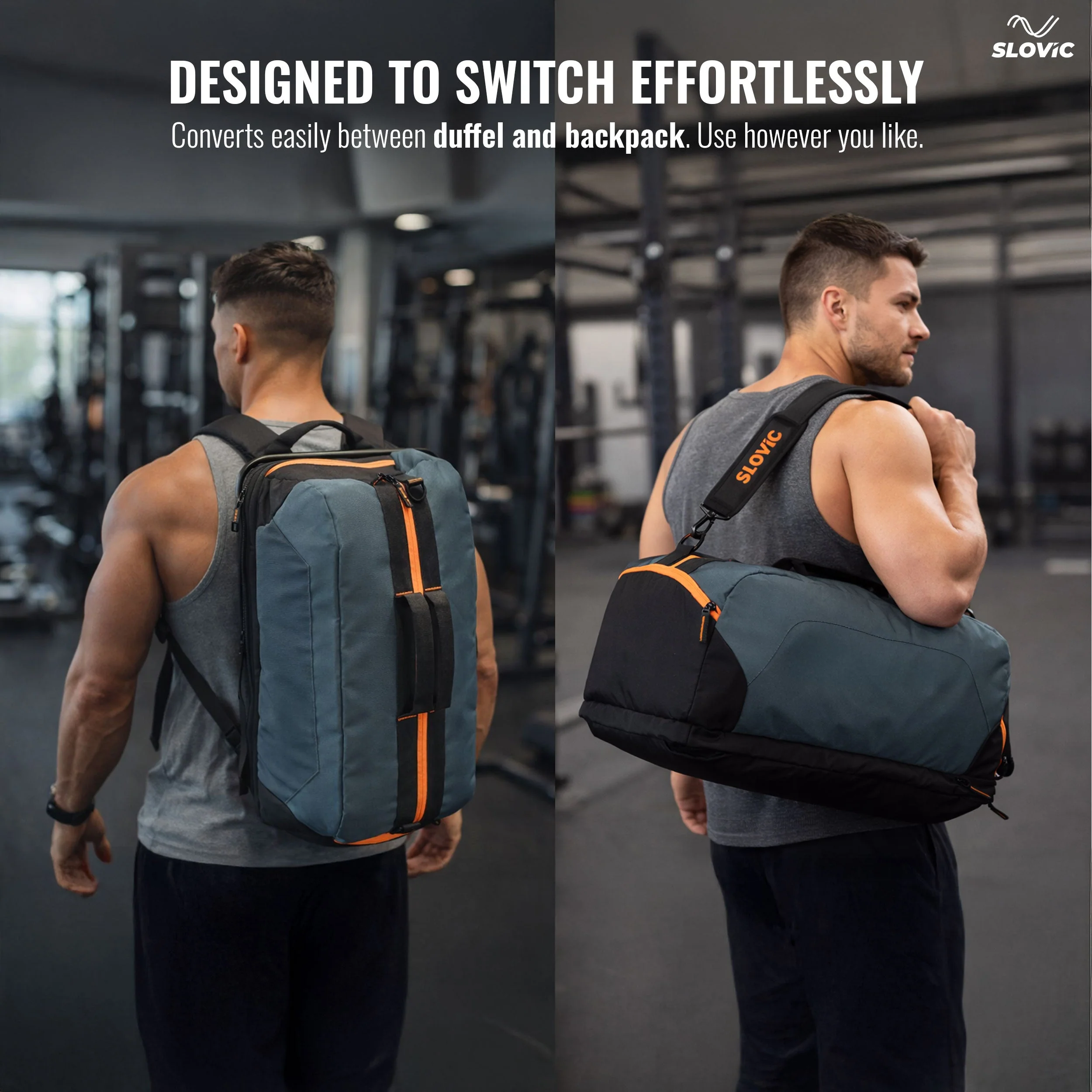 Slovic Gym Bag for Men - 33L - Image 6