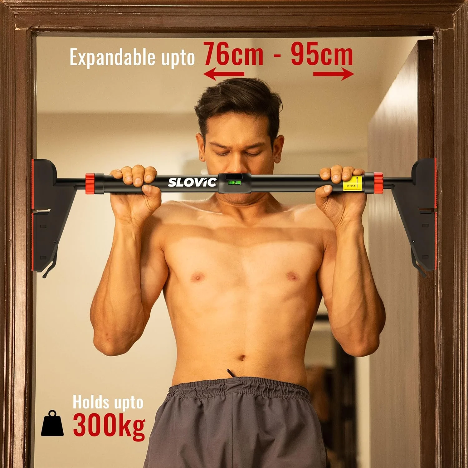Slovic Heavy Duty Pull Up Bar For Home- 300 Kg - Image 5