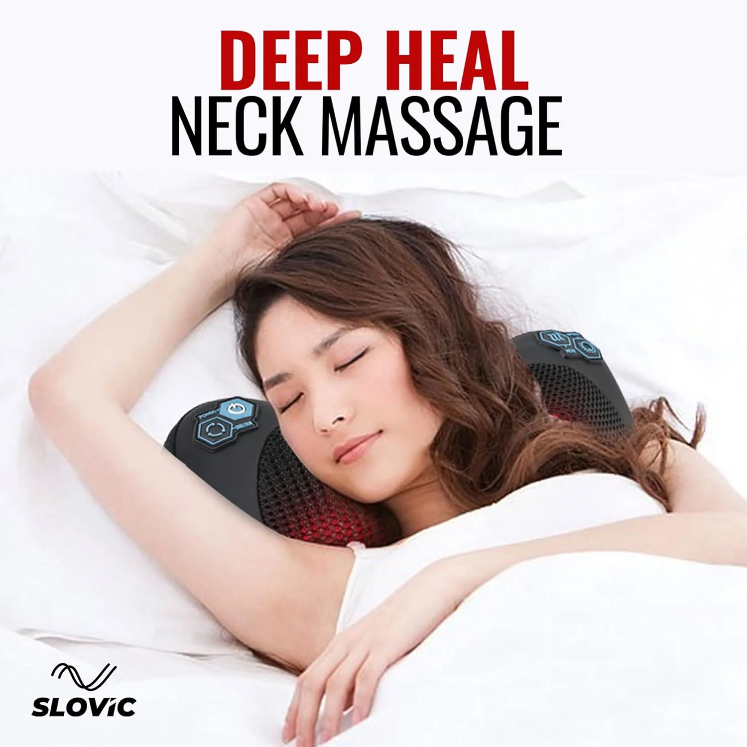 SLOVIC Neck Massager | Electric Shiatsu Cushion - Image 2