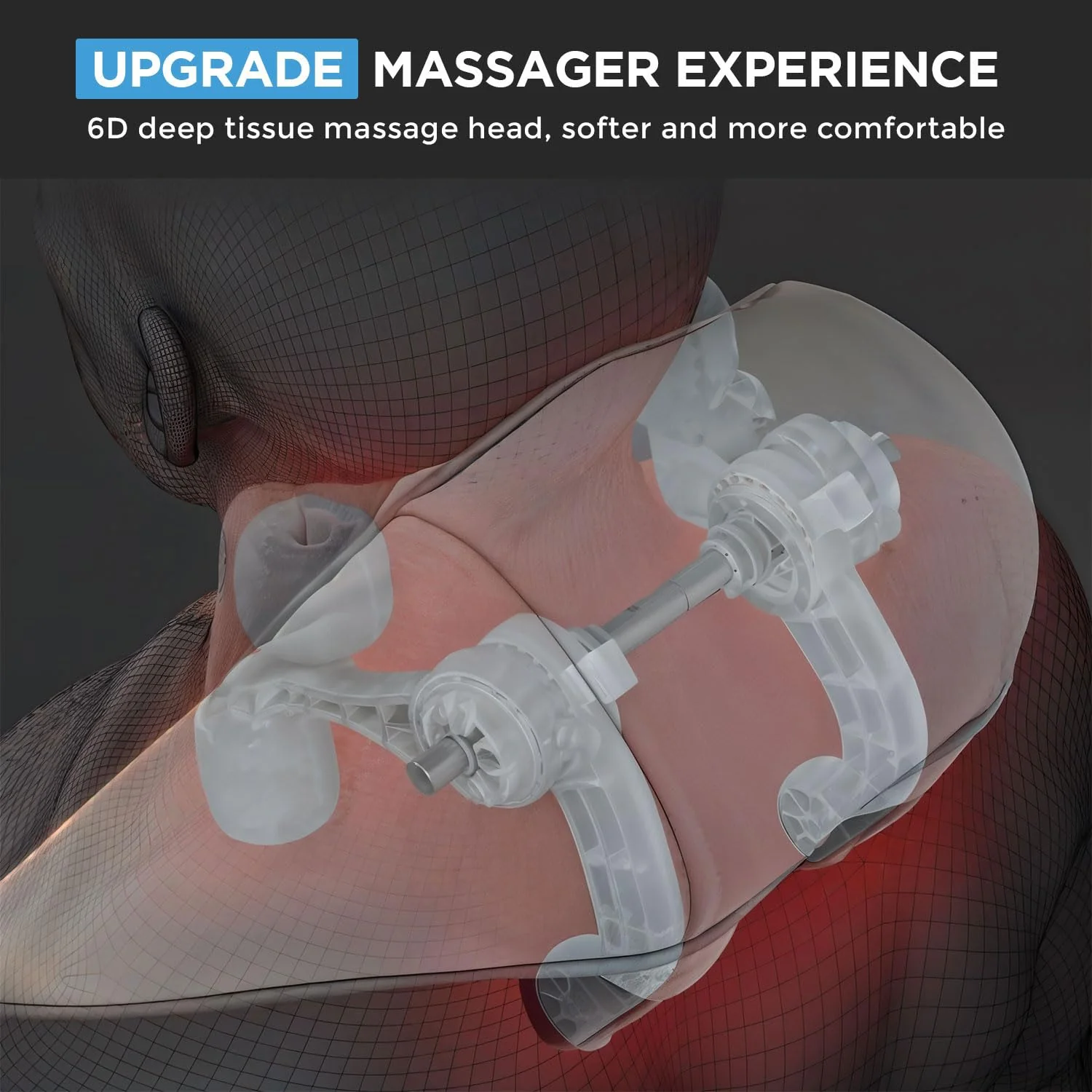 SLOVIC Neck Massager for Cervical Pain | Cervical Massager | Shoulder Massage for Pain Relief with Heating - Image 2