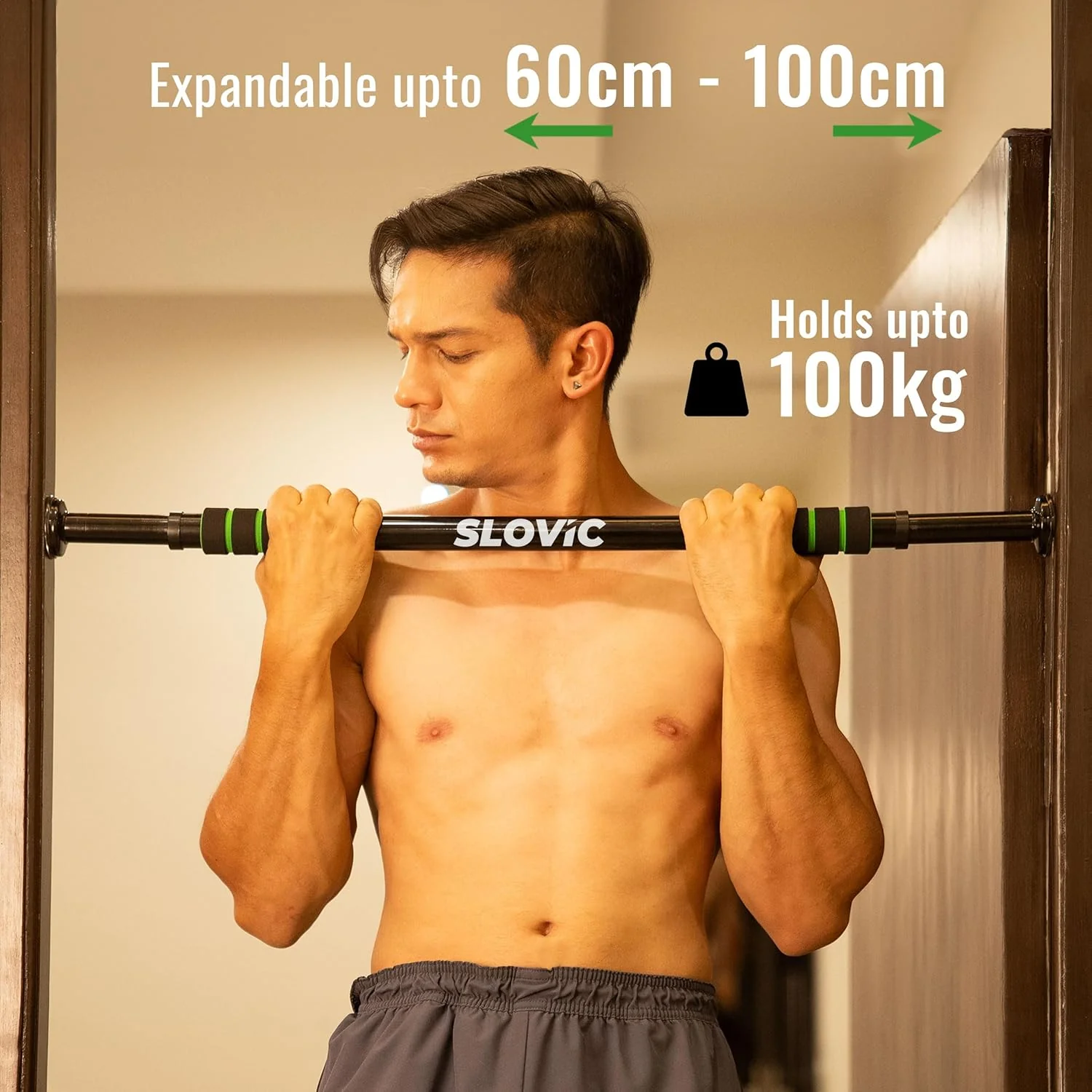 Slovic No Screw Pull Up Bar- 100 Kg - Image 6