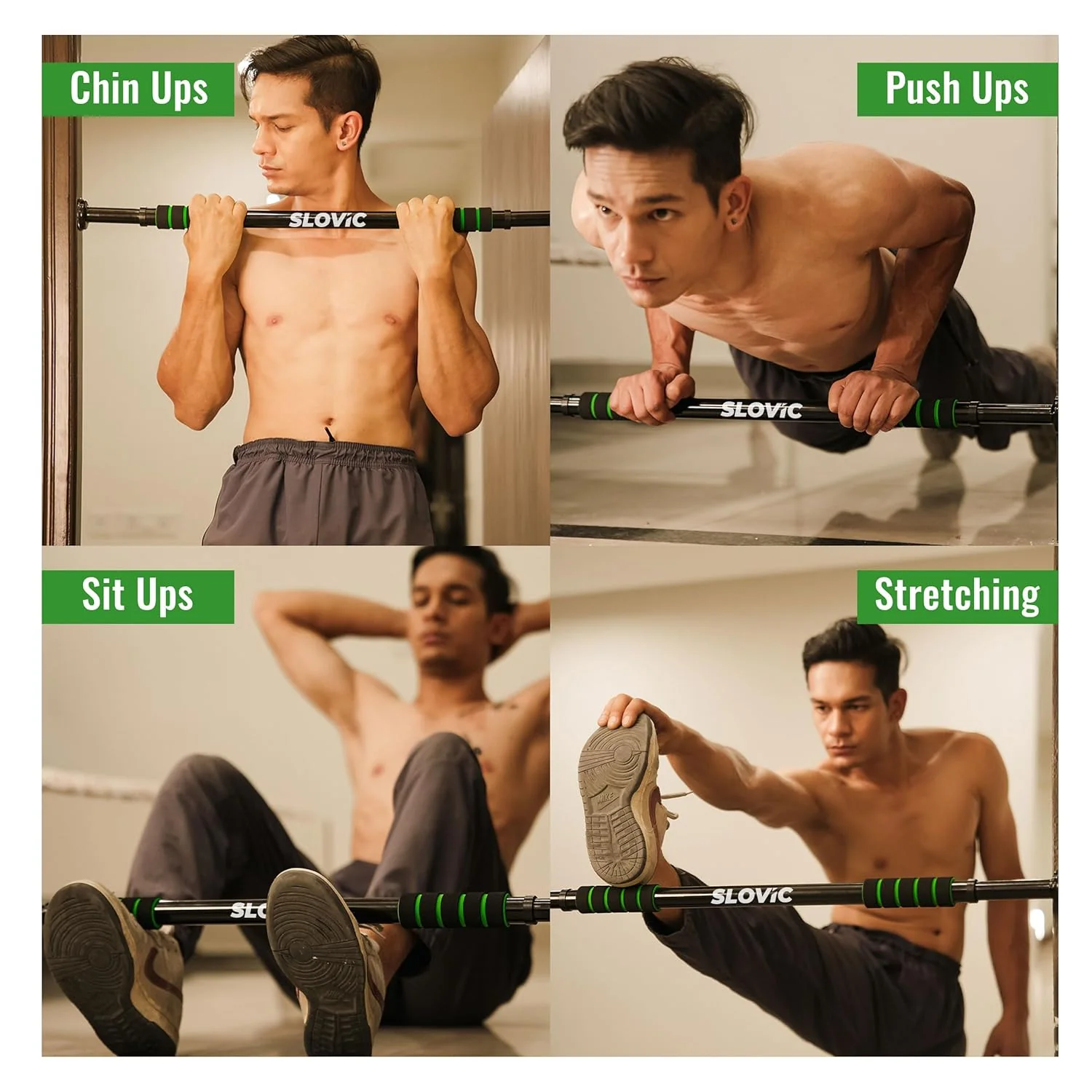 Slovic No Screw Pull Up Bar- 100 Kg - Image 7