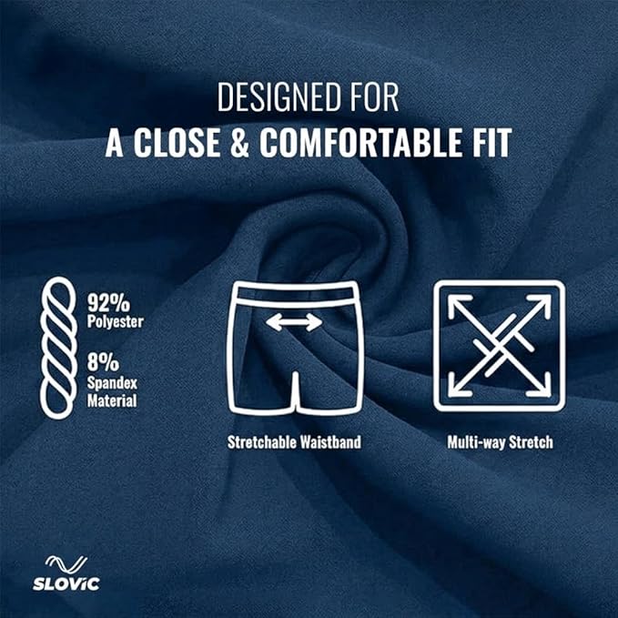 SLOVIC Running Shorts for Men with Phone Pocket - L - Image 4