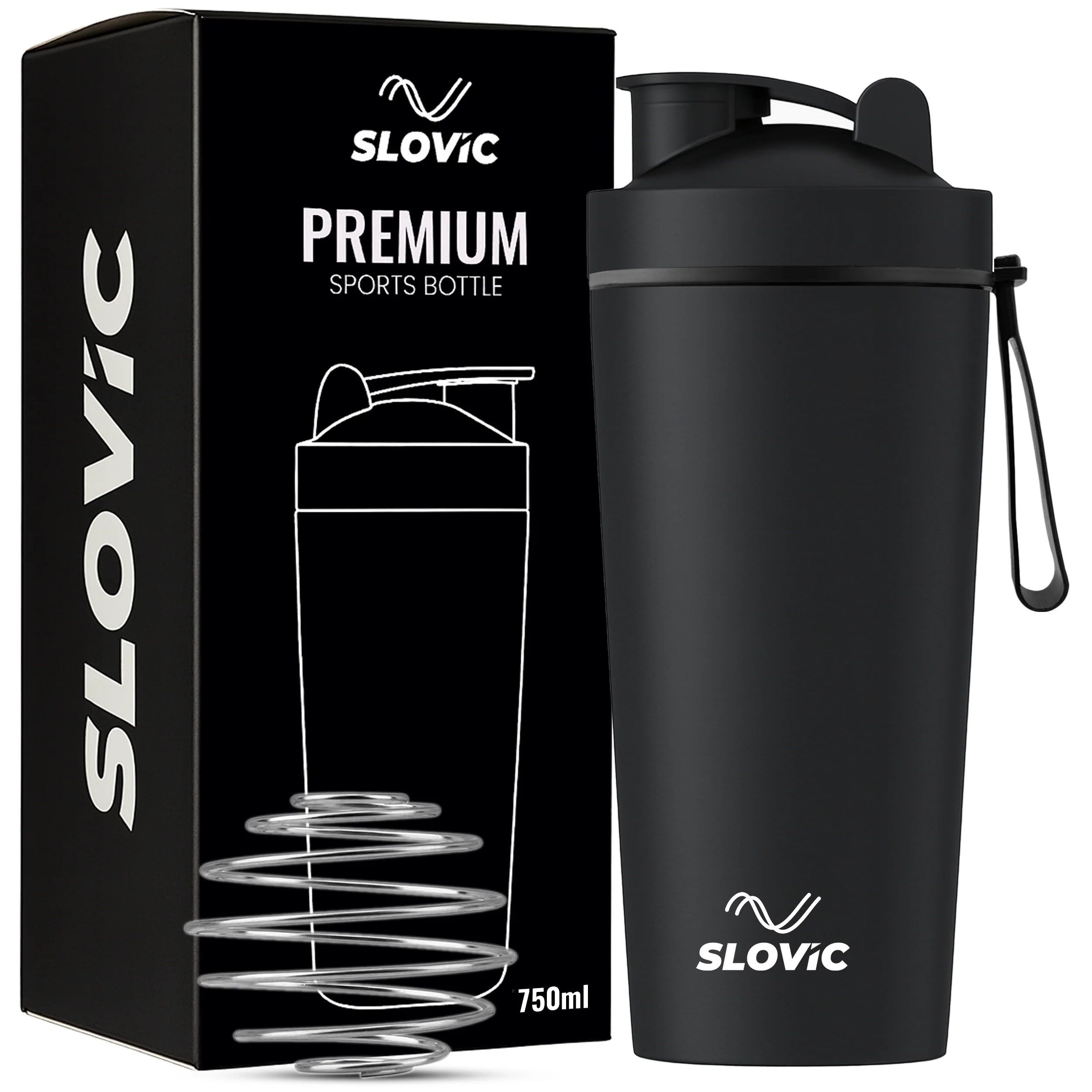 SLOVIC Steel Shaker for Gym - 750 ML