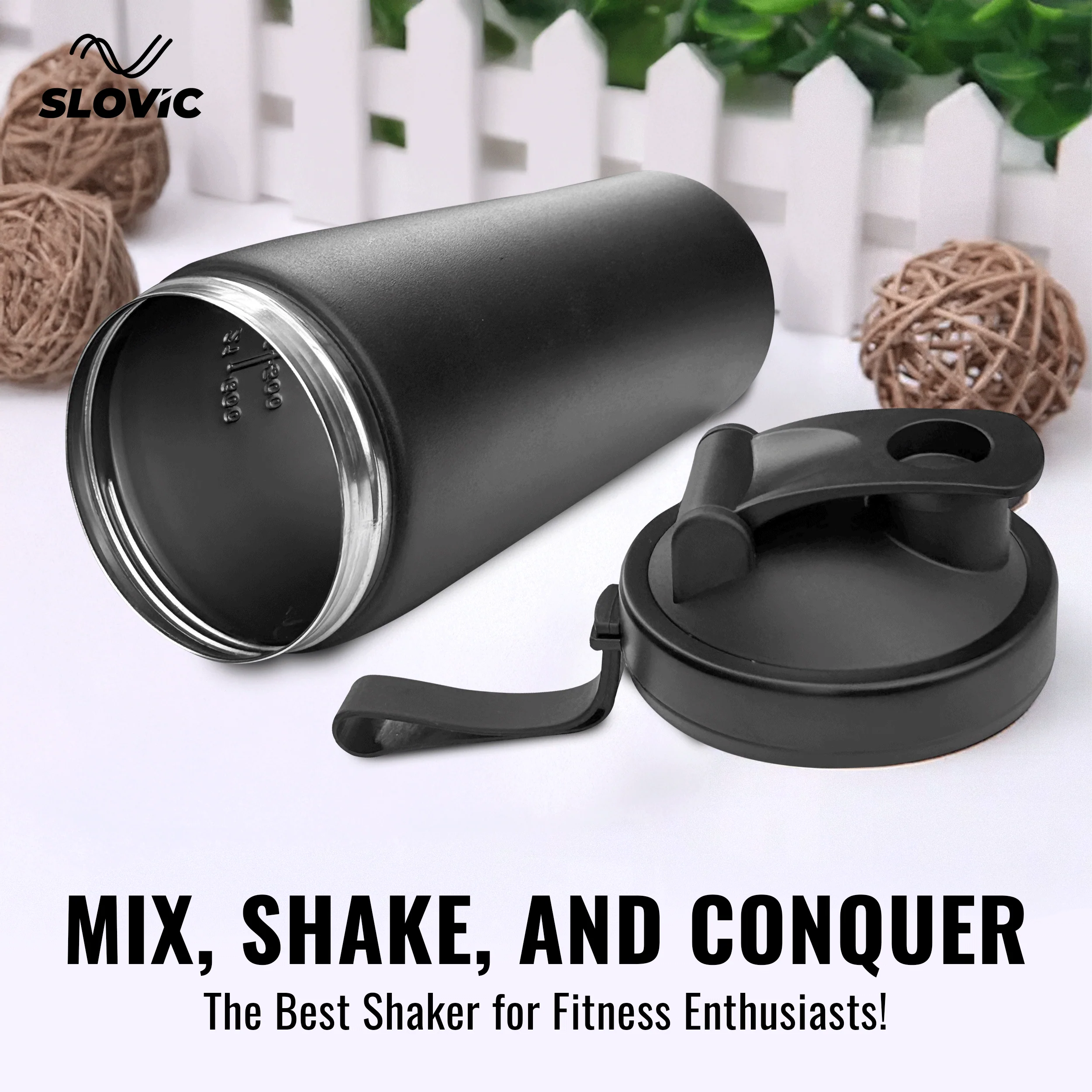 SLOVIC Steel Shaker for Gym - 750 ML - Image 3