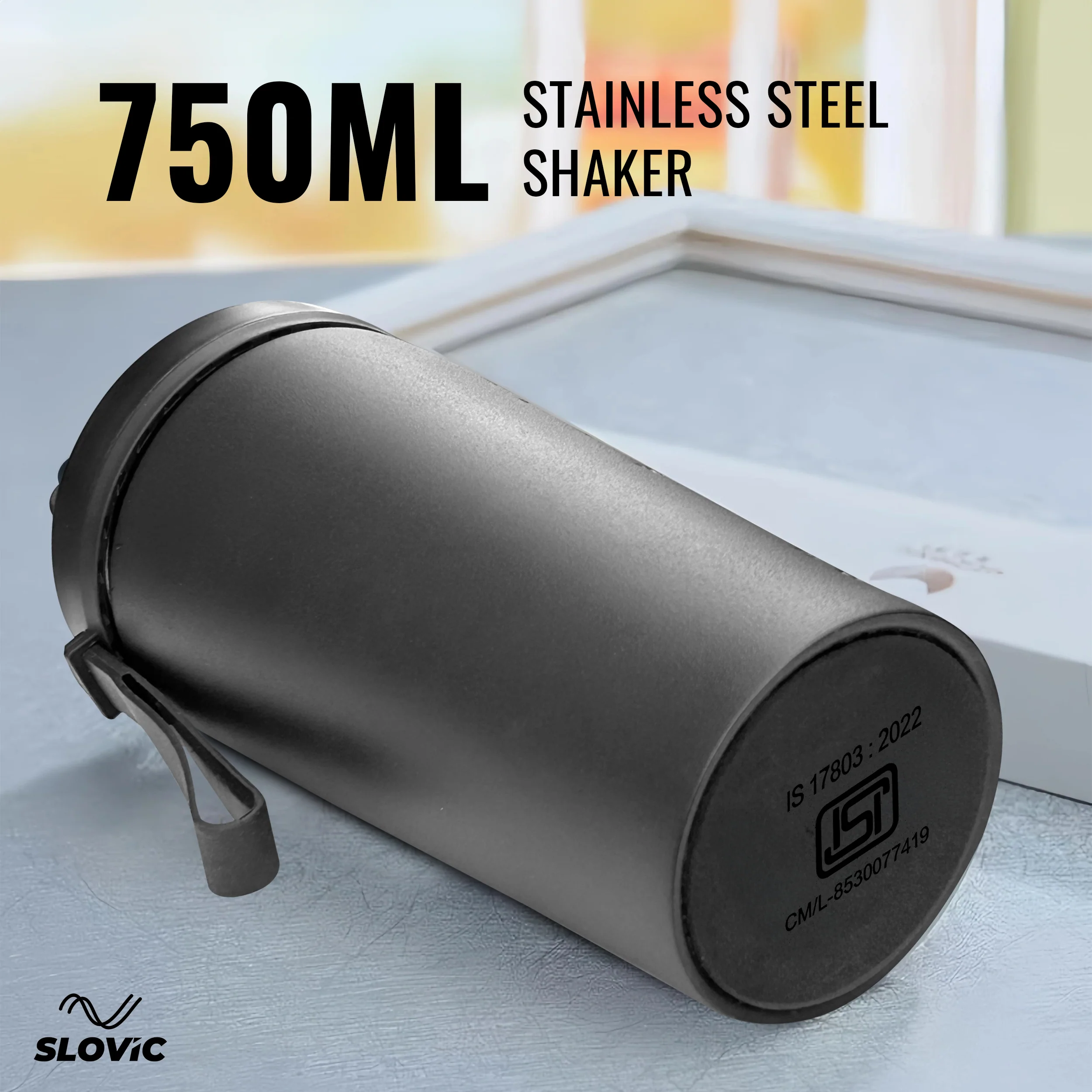 SLOVIC Steel Shaker for Gym - 750 ML - Image 5