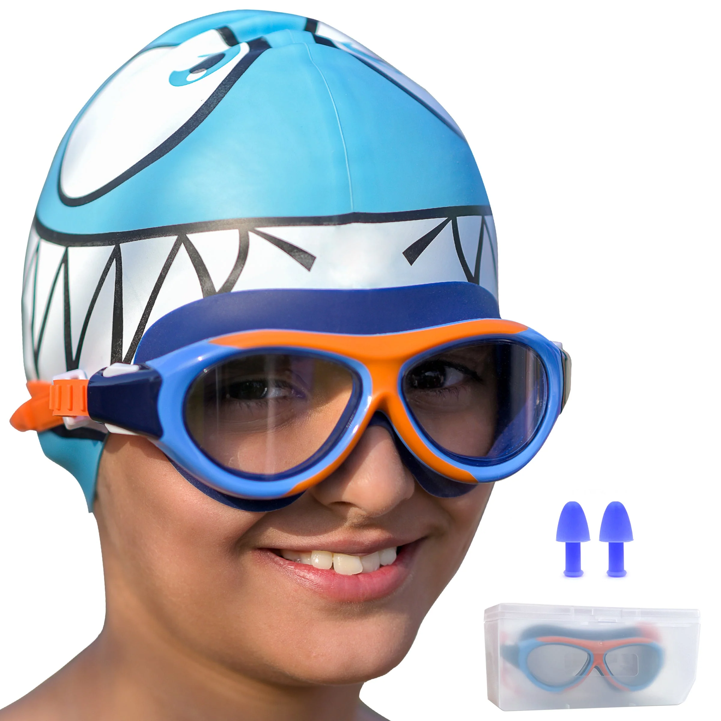 SLOVIC Swimming Goggles | Kids | Unisex | Orange - Image 2