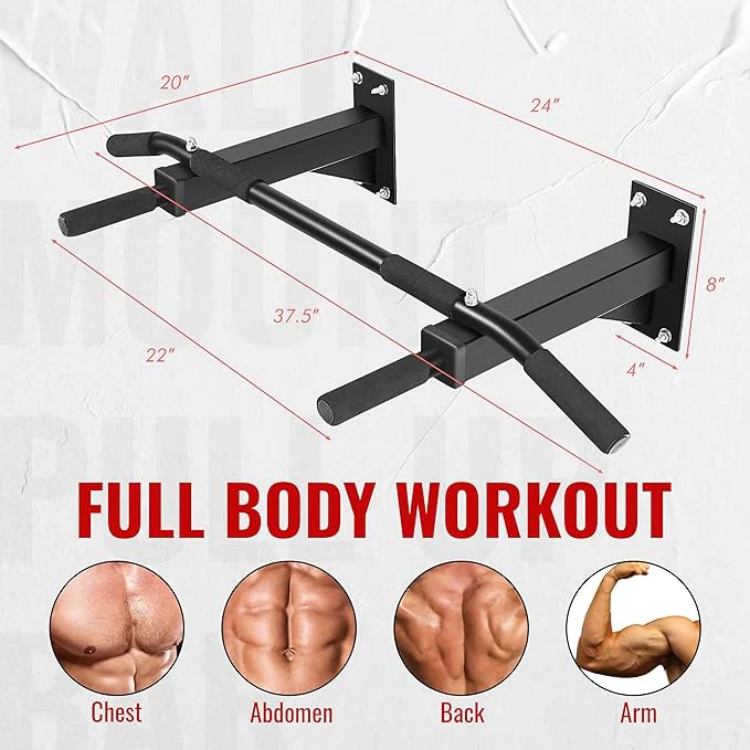 Slovic Wall Mount Pull-Up Bar- 200 Kg - Image 2