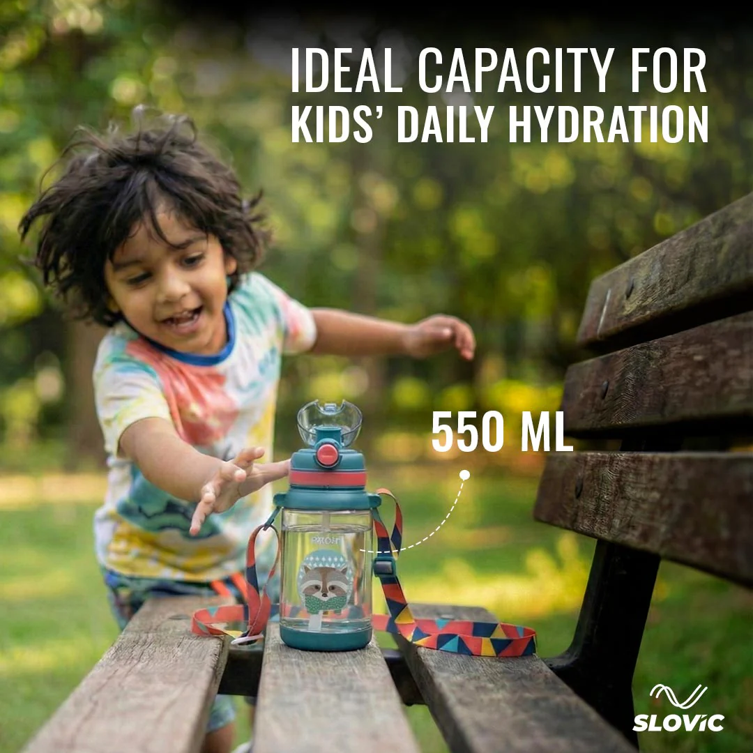 SLOVIC Water Bottle for School Kids - 550 ML - Image 4