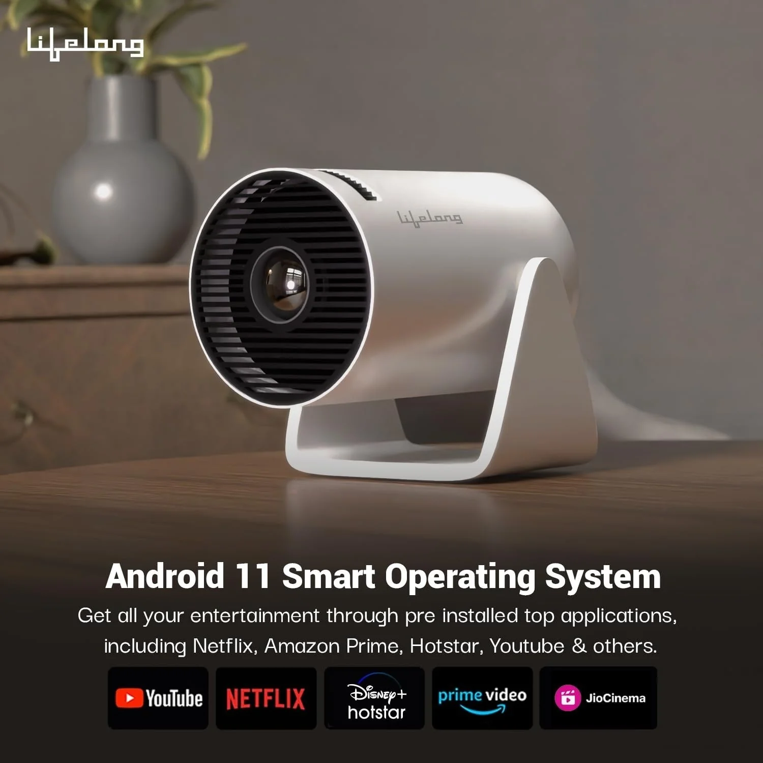 Smart & Portable LED Projector - Plex - Image 5