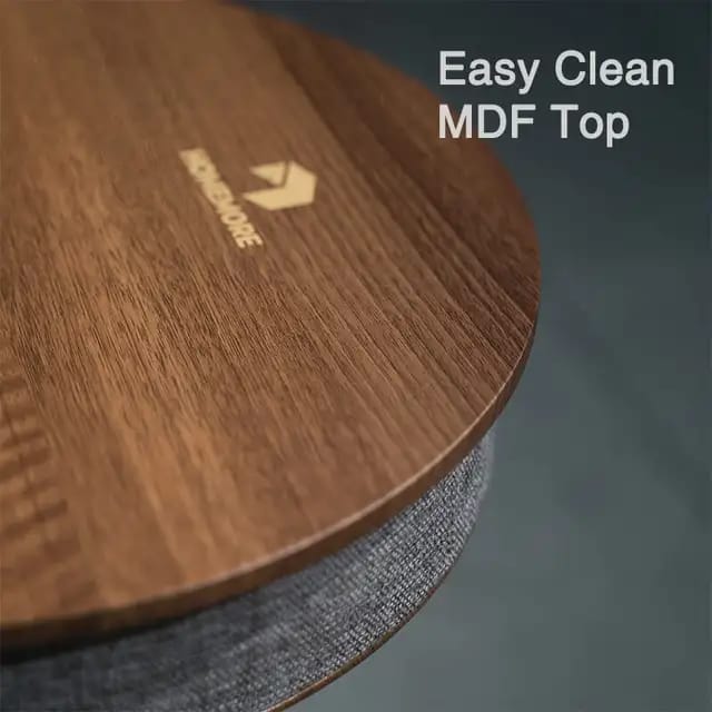 Smart Round Coffee Table with Built-in Speaker and Wireless Charger - Image 2