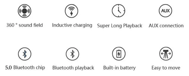 Smart Round Coffee Table with Built-in Speaker and Wireless Charger - Image 9