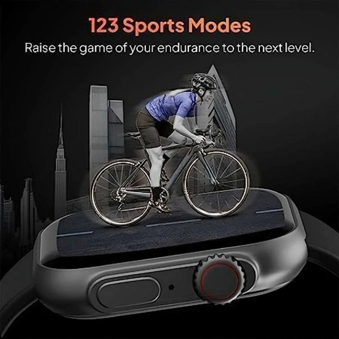 Smart Ultra Watch || 2.19-inch Display || 100+ Sports Modes || Customizable Watch Faces || Metal Shield - Image 18