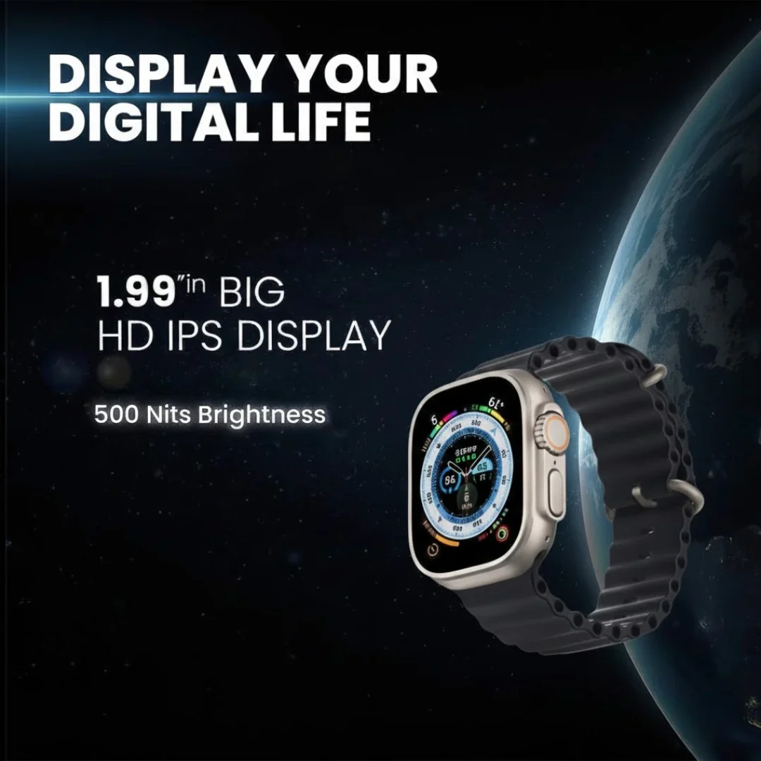 Smart Ultra Watch || 2.19-inch Display || 100+ Sports Modes || Customizable Watch Faces || Metal Shield - Image 20