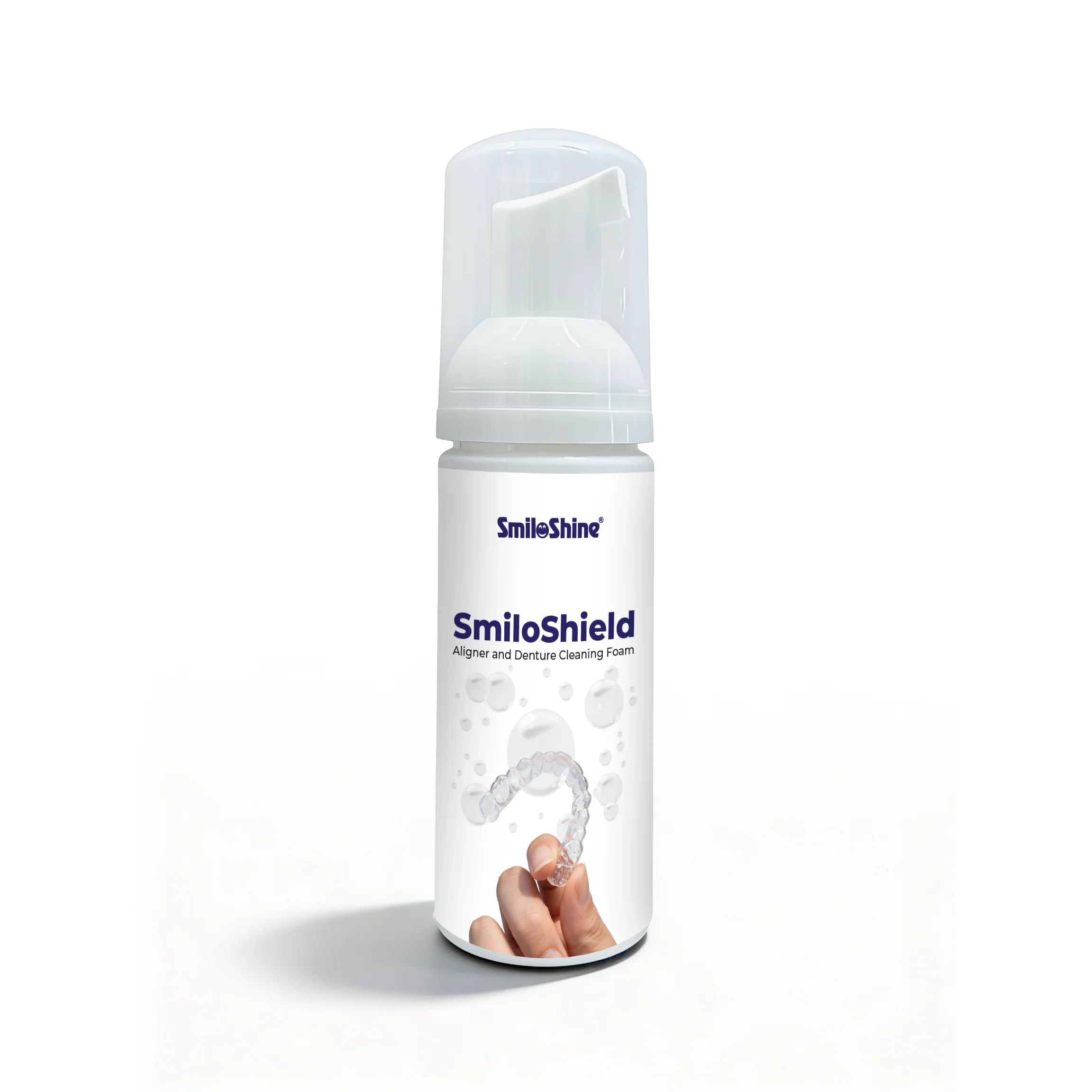 SmiloShield Aligner & Retainer Cleaning Foam (50g) | Peppermint