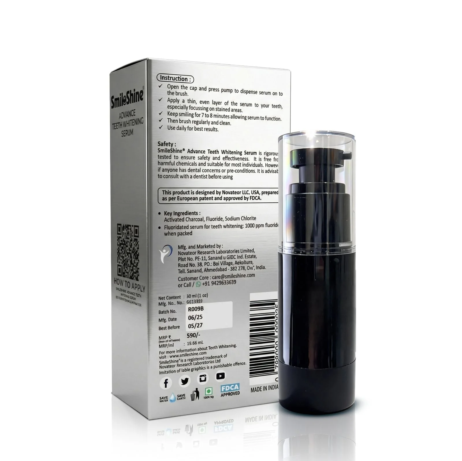 SmiloShine® Advance Teeth Whitening Serum | Enamel Safe & Fast Acting - Image 7