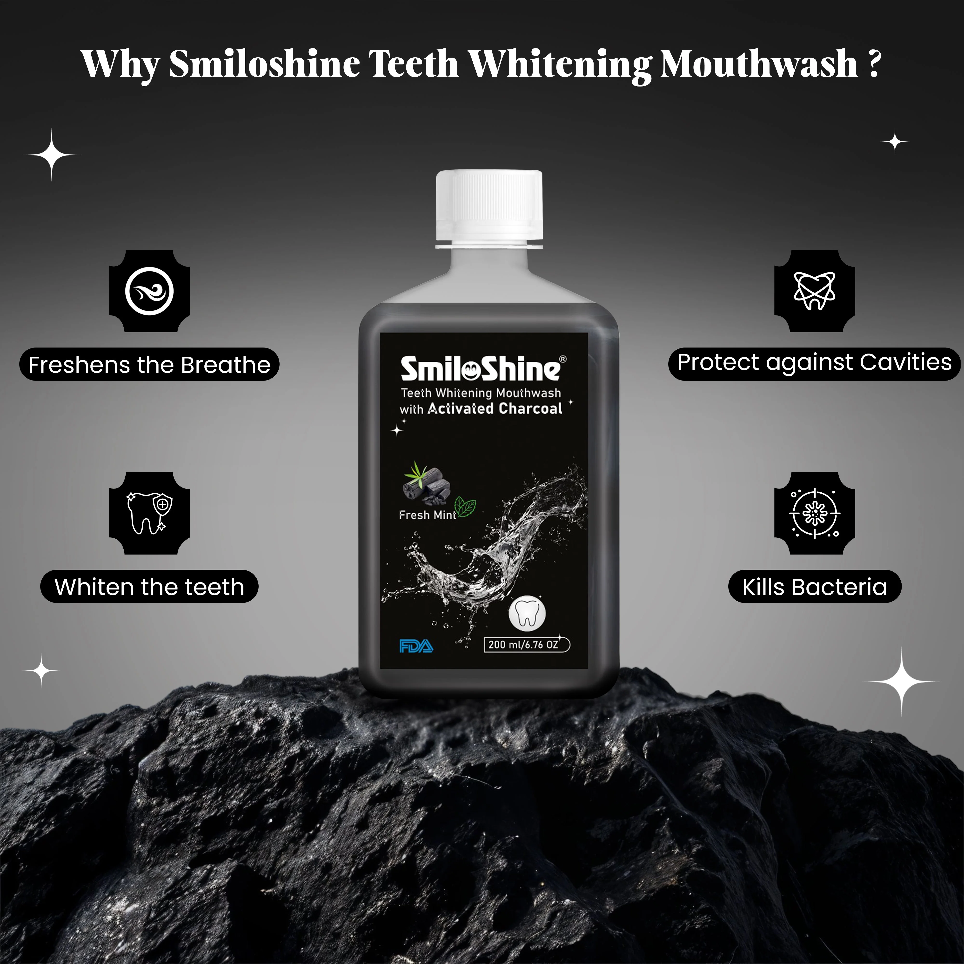 SmiloShine® Charcoal Oral Care Combo - Image 4