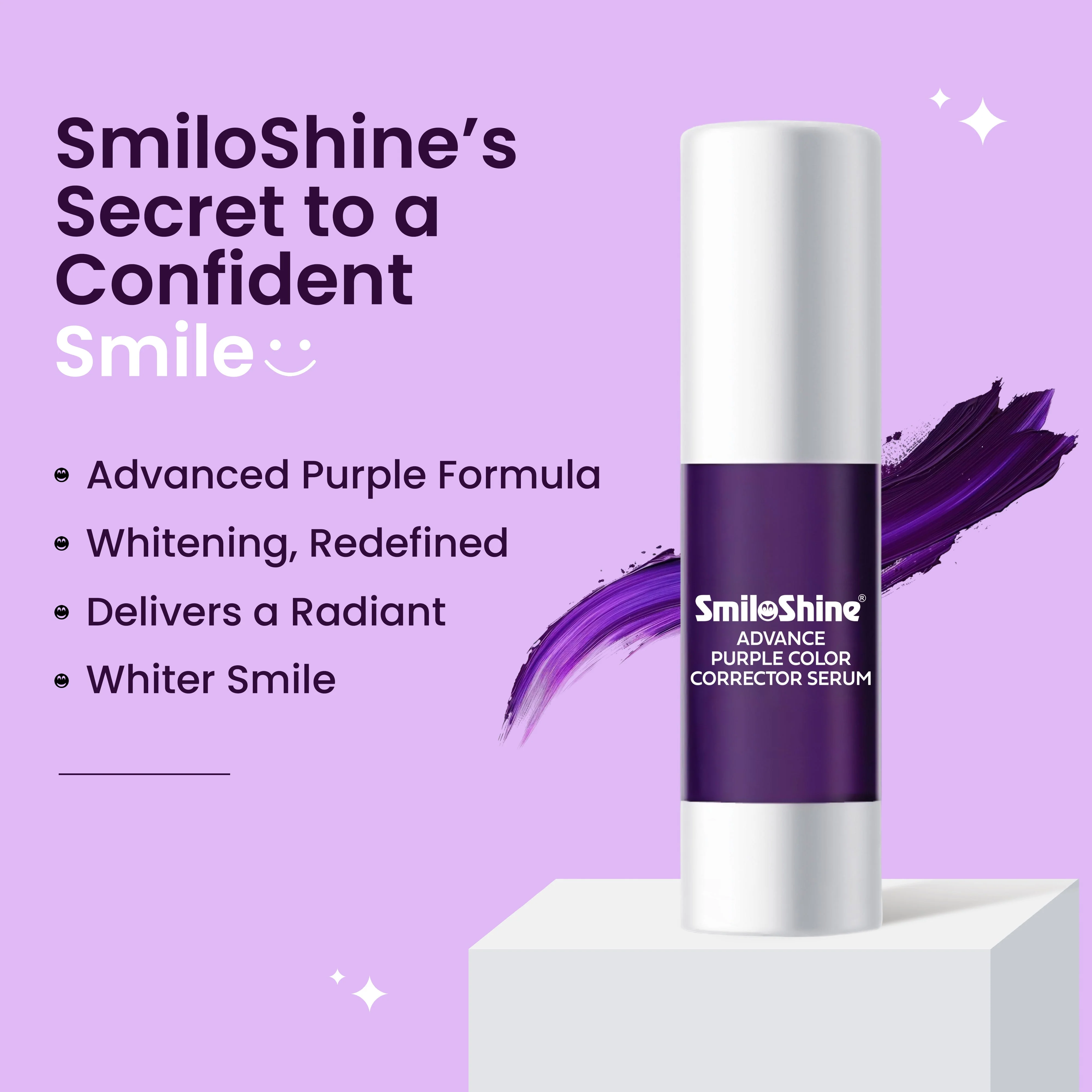 SmiloShine® Purple Magic Whitening Serum 30ml - Image 2