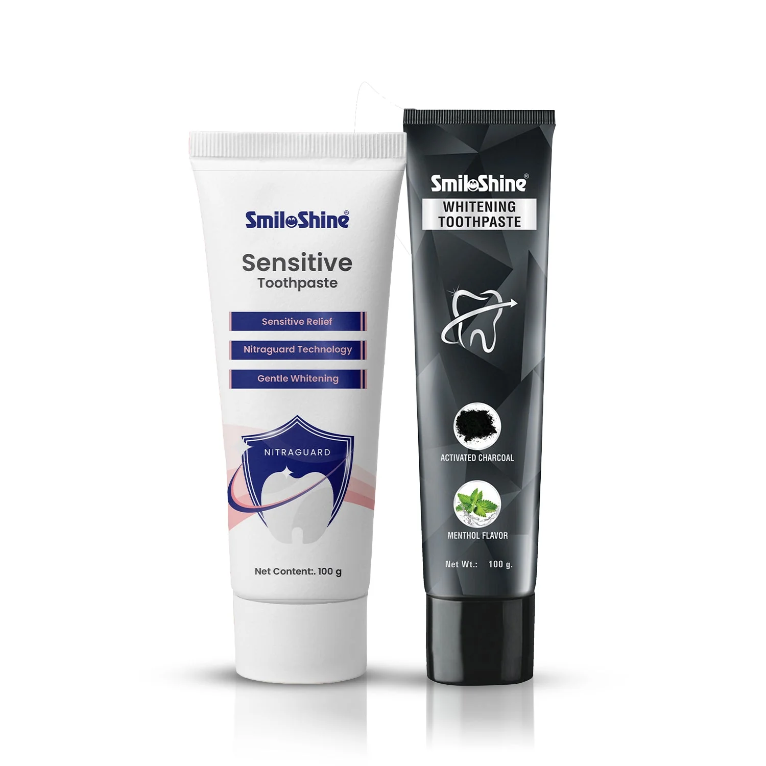 SmiloShine® Sensitivity & Whitening Bundle | Relief + White Teeth