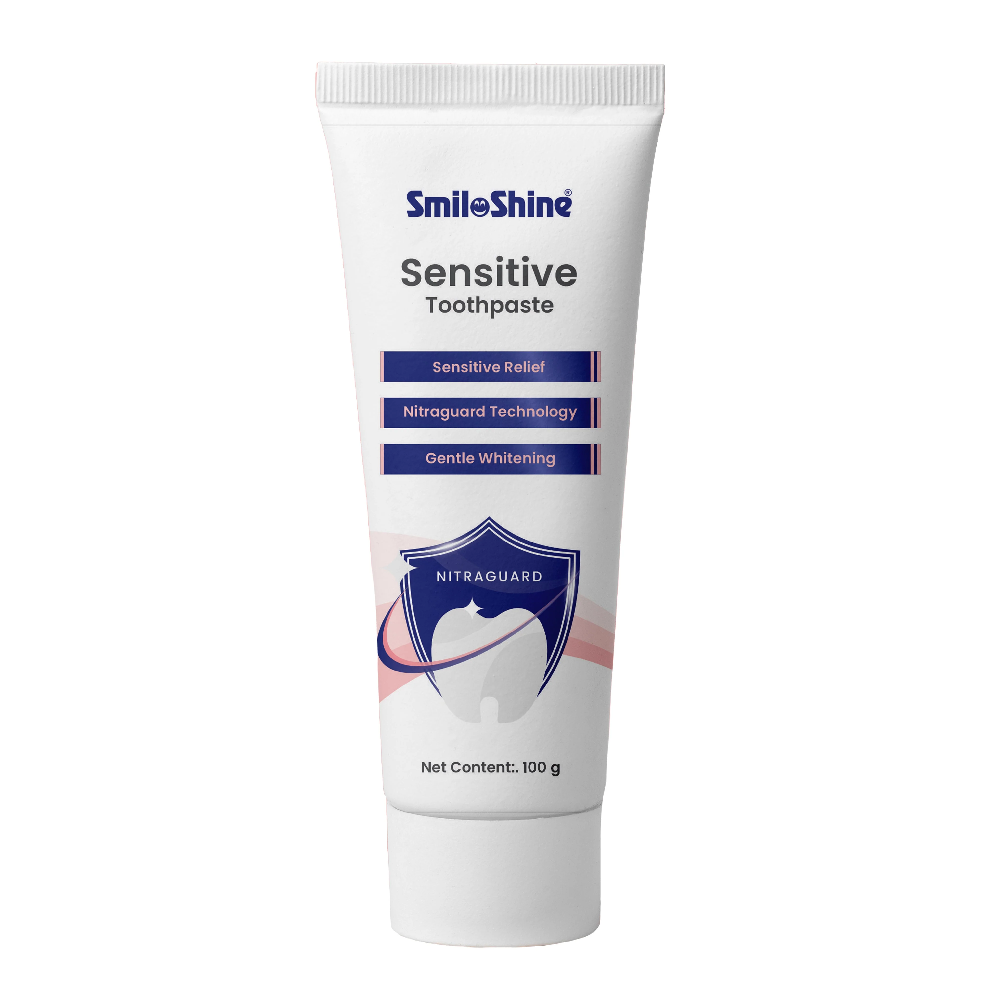 SmiloShine Sensitivity Toothpaste with Nitraguard Technology