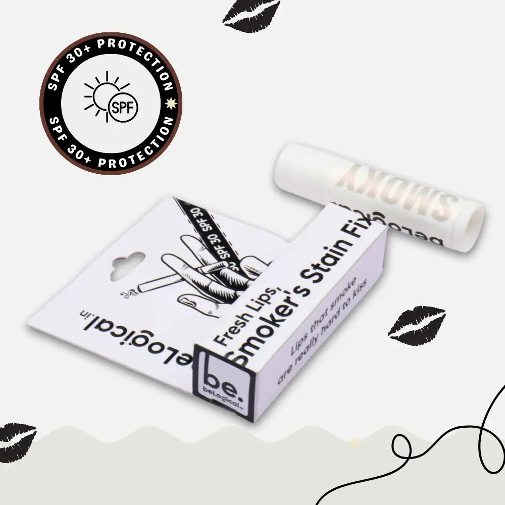 Smoker's SPF 30+ Lip Balm | Reduces Discolouration | Deeply Nourishing | Lip Repair Balm | 6g - Image 2