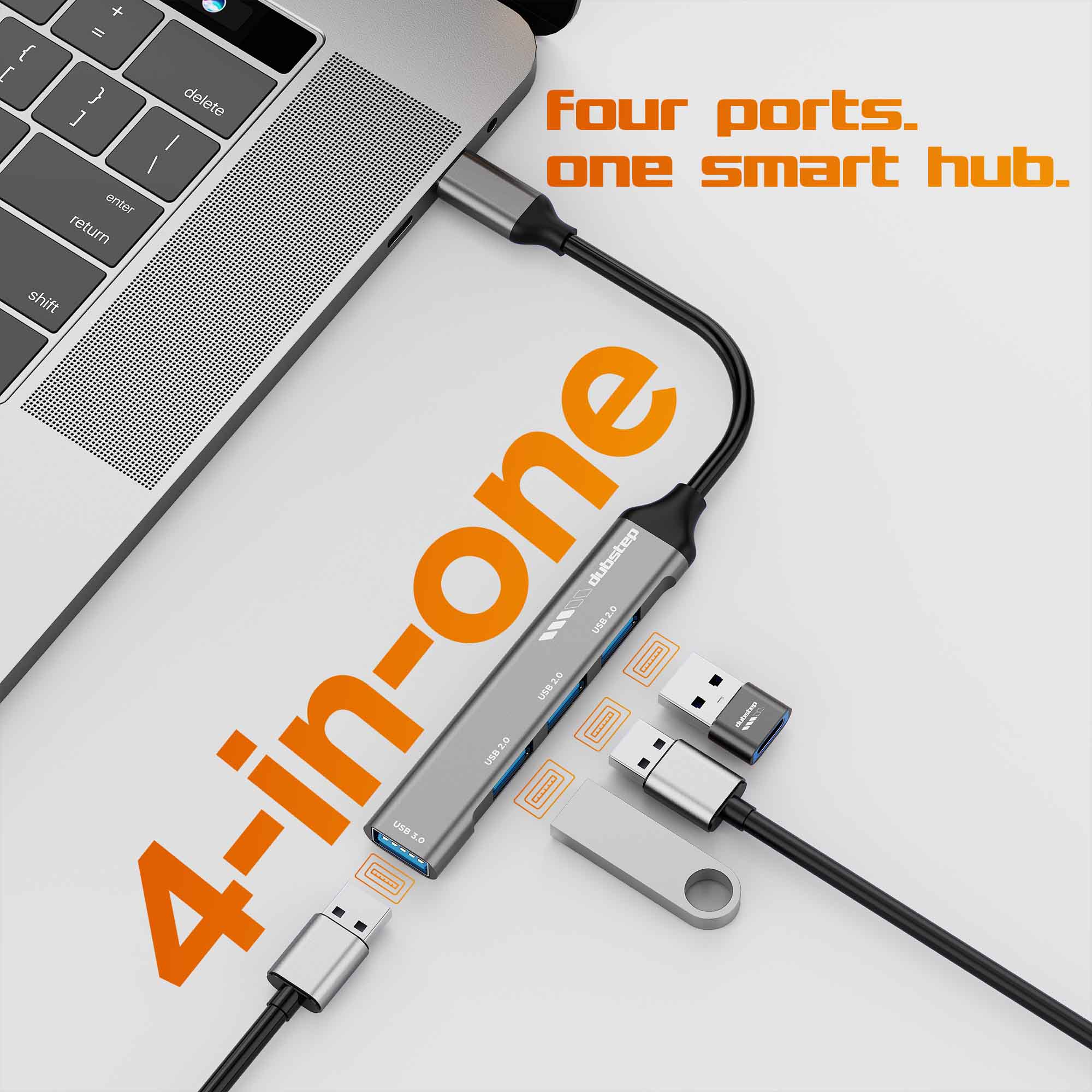 SnaplinkGo 4-in-One Type-C to USB Hub - Image 3