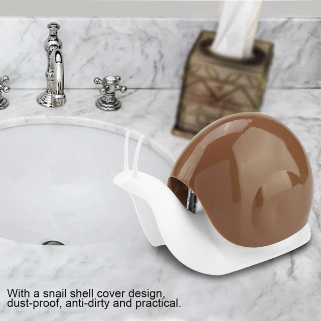 Snaqo: Cute Snail-Shaped Liquid Soap Dispenser, 120ml Refillable Pump Bottle for Hand Wash, Lotion, Shampoo & Bathroom or Kitchen Sink Décor - Image 5