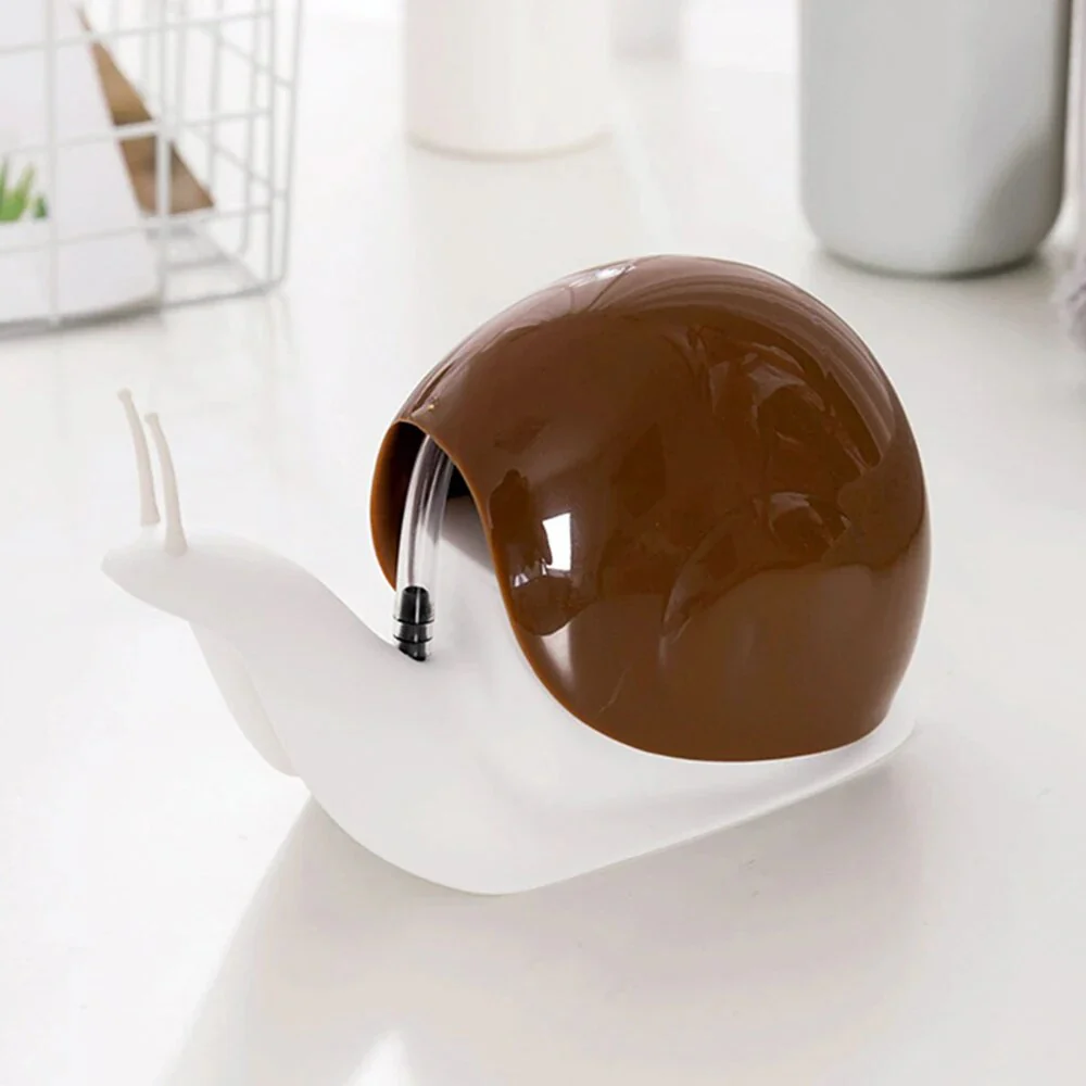 Snaqo: Cute Snail-Shaped Liquid Soap Dispenser, 120ml Refillable Pump Bottle for Hand Wash, Lotion, Shampoo & Bathroom or Kitchen Sink Décor - Image 8