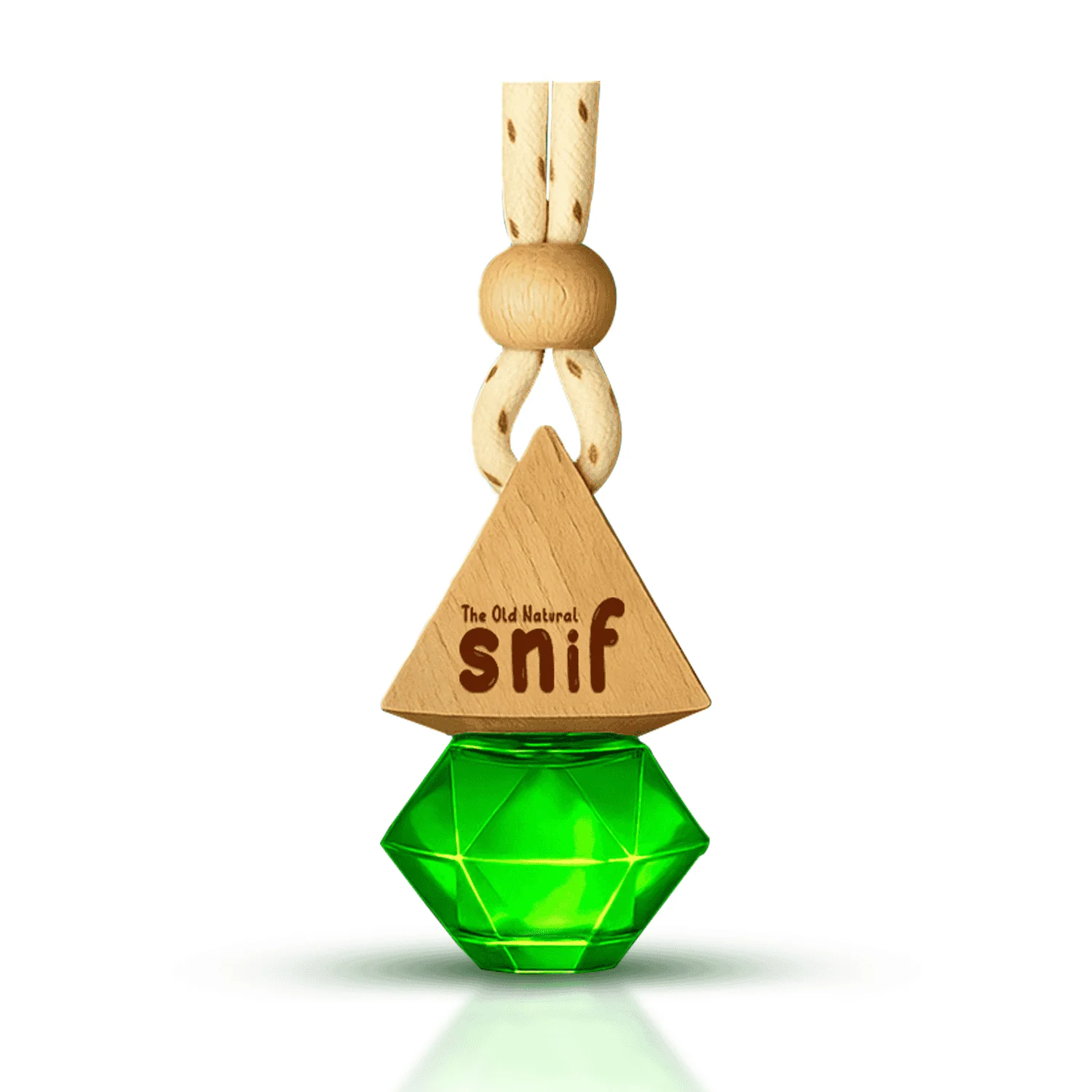 Snif Diamond Hanging Car Air Freshener with Refill Pack (Jazzy Jasmine, Breezy blue, White Oudh 10ml + 15ml Refill Pack) - Image 7