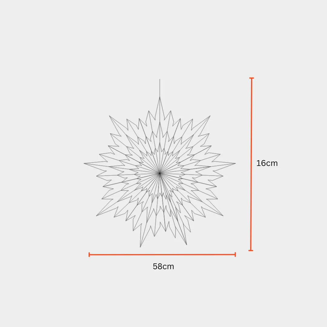 Snowflake Flower Festive Light - Image 13