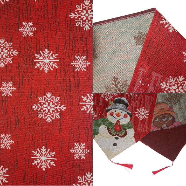 snowman Table Runner Dining Table Decoration - Image 2