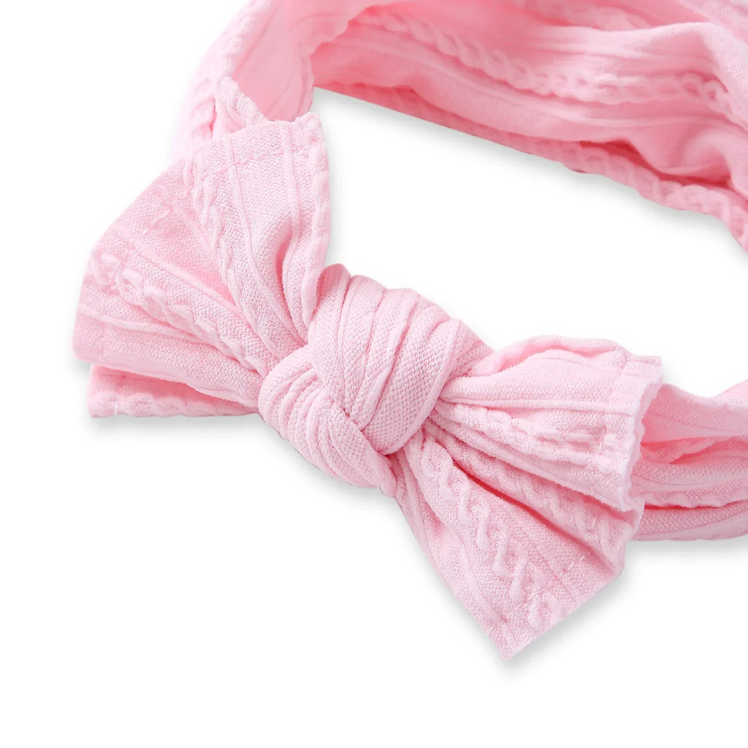Soft Cotton Baby Bow Headband: Adorable & Breathable Style - Image 3