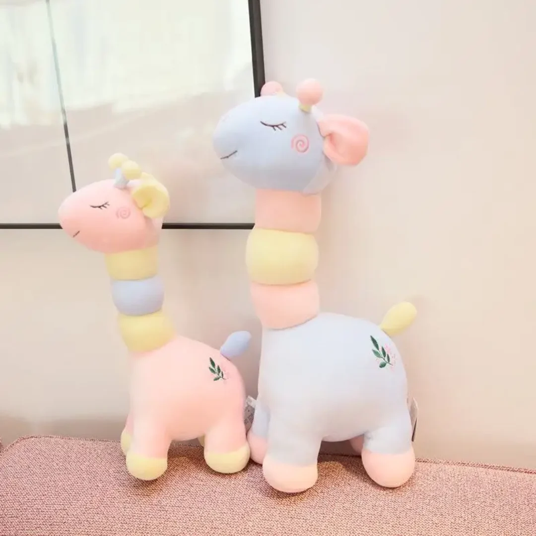 Soft Plush Giraffe Toy in Pastel color – Perfect Adorable Gift for Babies and Kids - Image 2