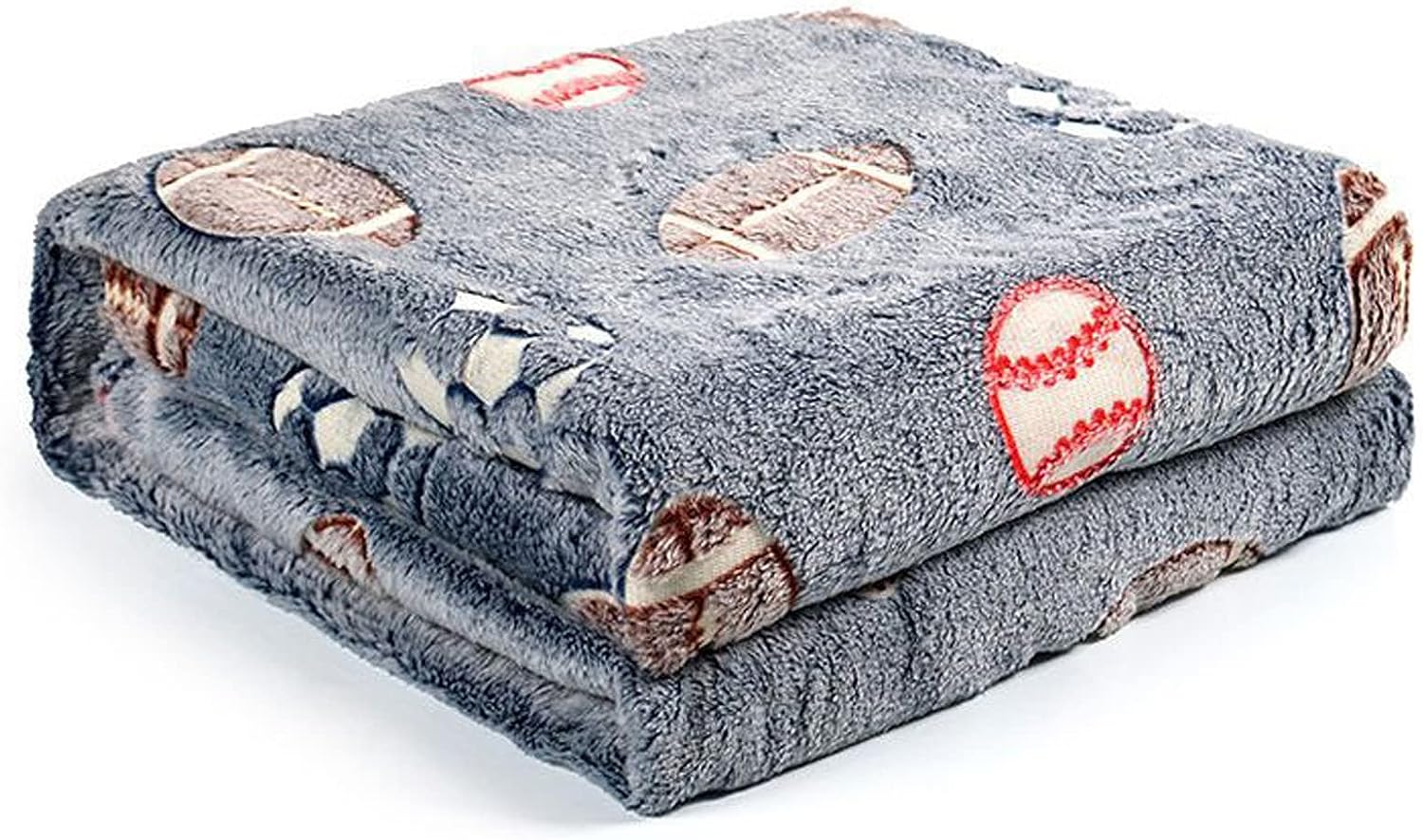 Soft Warm Cozy Furry Blanket Glow in The Dark (152CM X 122CM) (Football) - Image 8