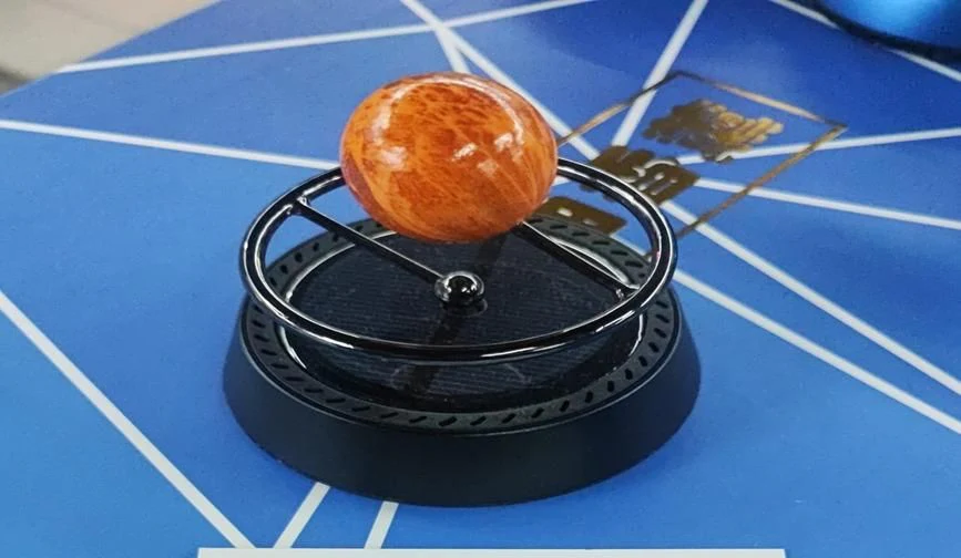 SolarFresh: Solar-Powered Levitating Planet Air Freshener for Car Dashboard & Home Décor - Image 4