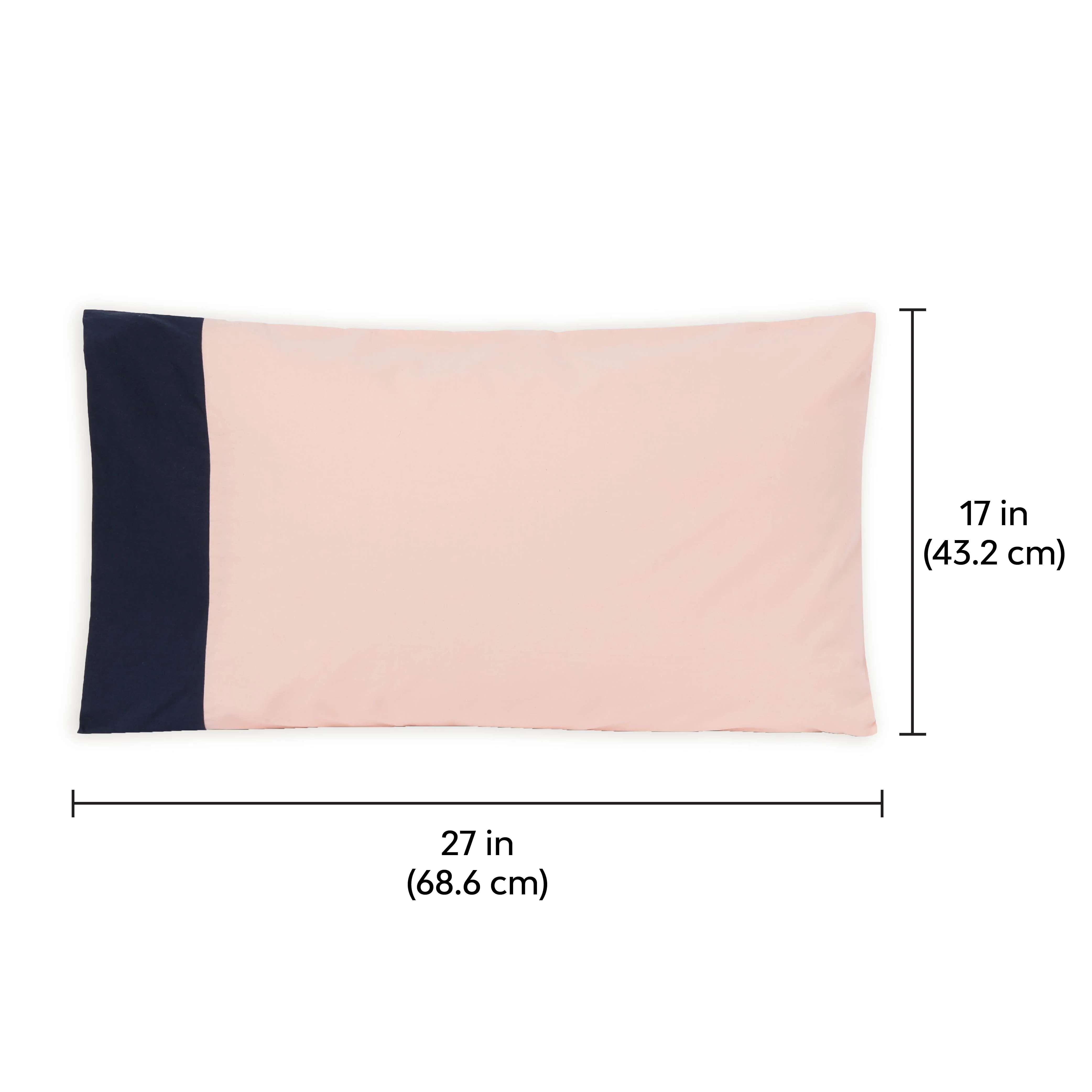 Solid Colour 100% Cotton, 270 Tc King Bedsheet With 2 Colour Accent Pillow Covers - Image 35