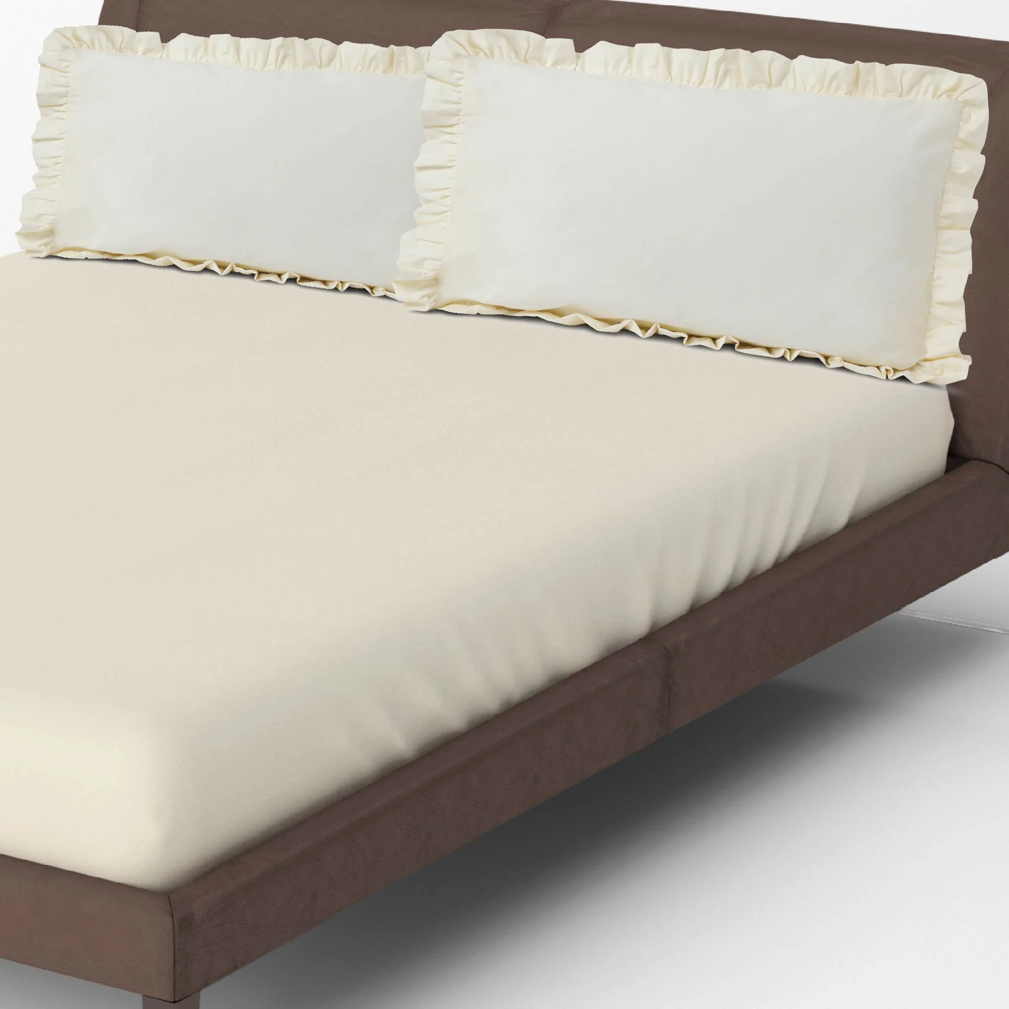 Solid Colour 100% Cotton, 270 Tc Queen Bedsheet - Image 31