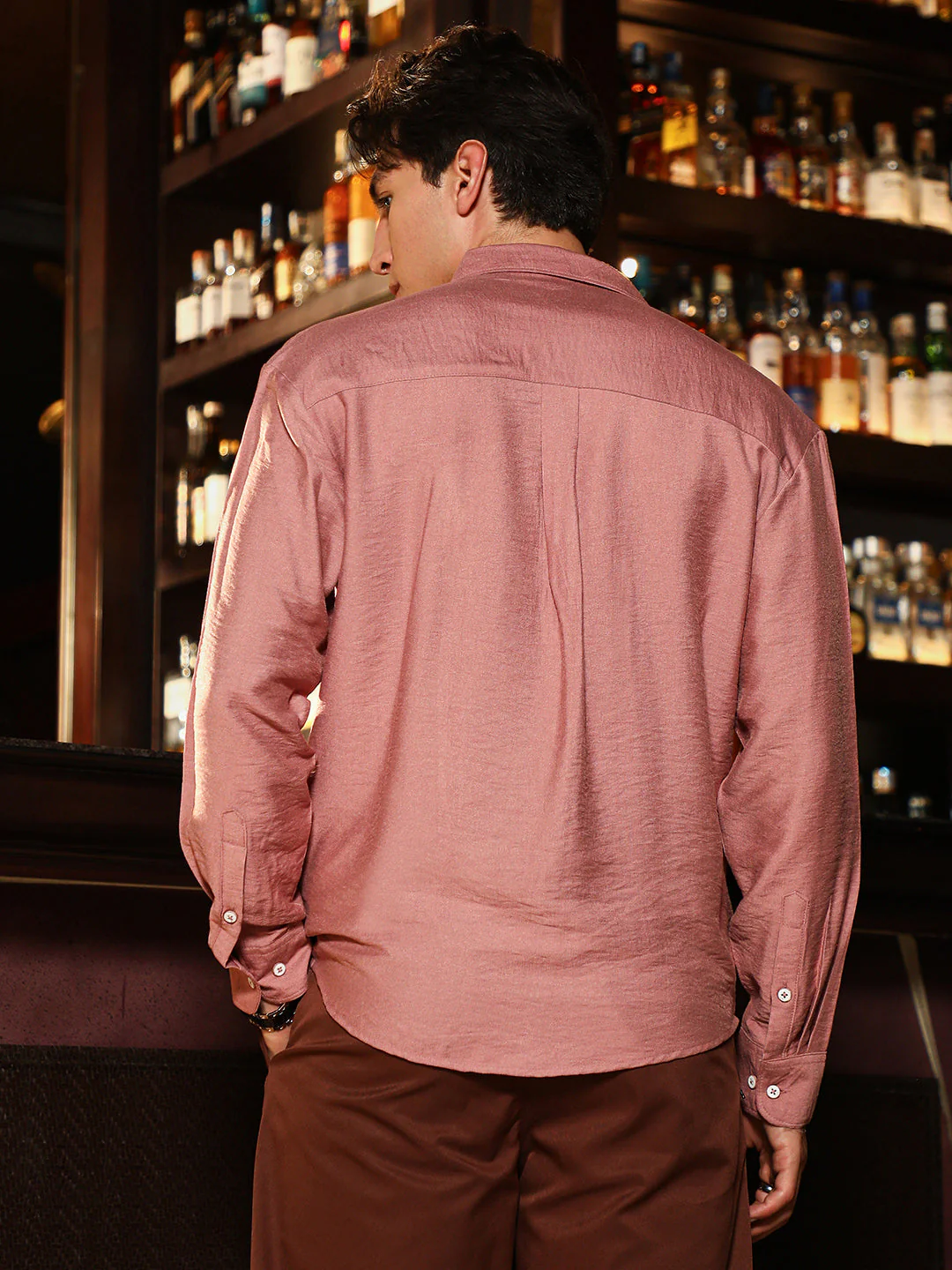 Solid Relaxed Shirt - Image 4