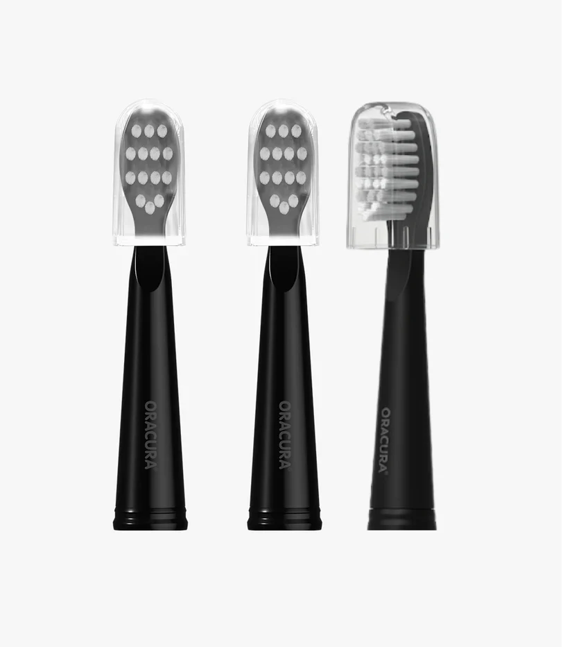 Sonic Lite Electric Toothbrush Brush Heads With Cap For SB100 & SB200 (Pack of 3)