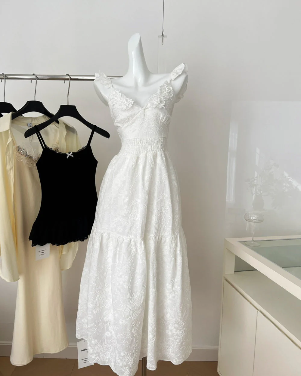 Sophie Lace Detail Maxi Dress