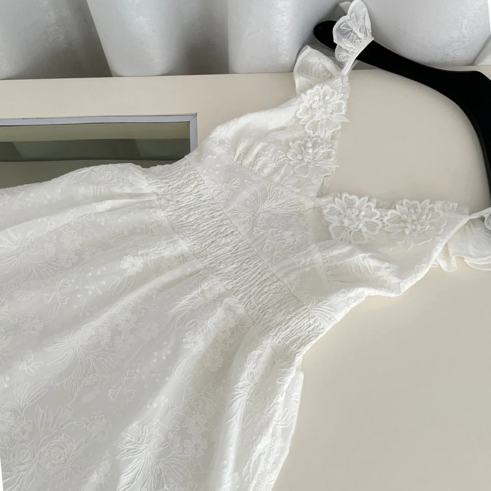 Sophie Lace Detail Maxi Dress - Image 4