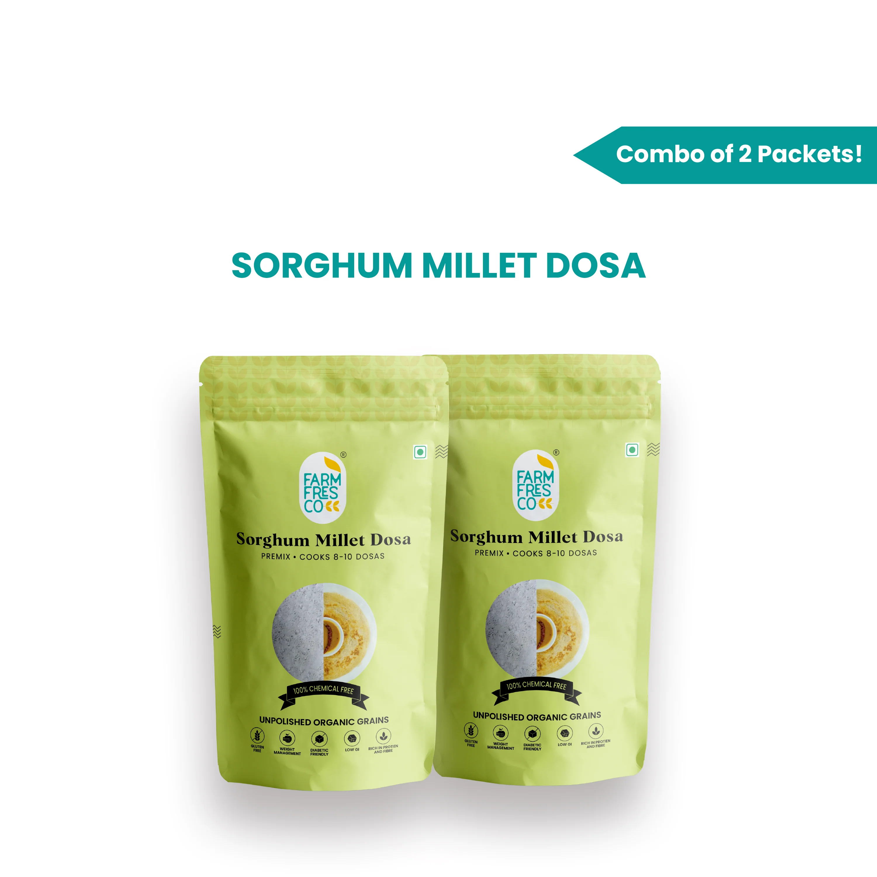 Sorghum Millet Dosa (Jowar Dosa) | 165g, Pack of 1 - Image 12