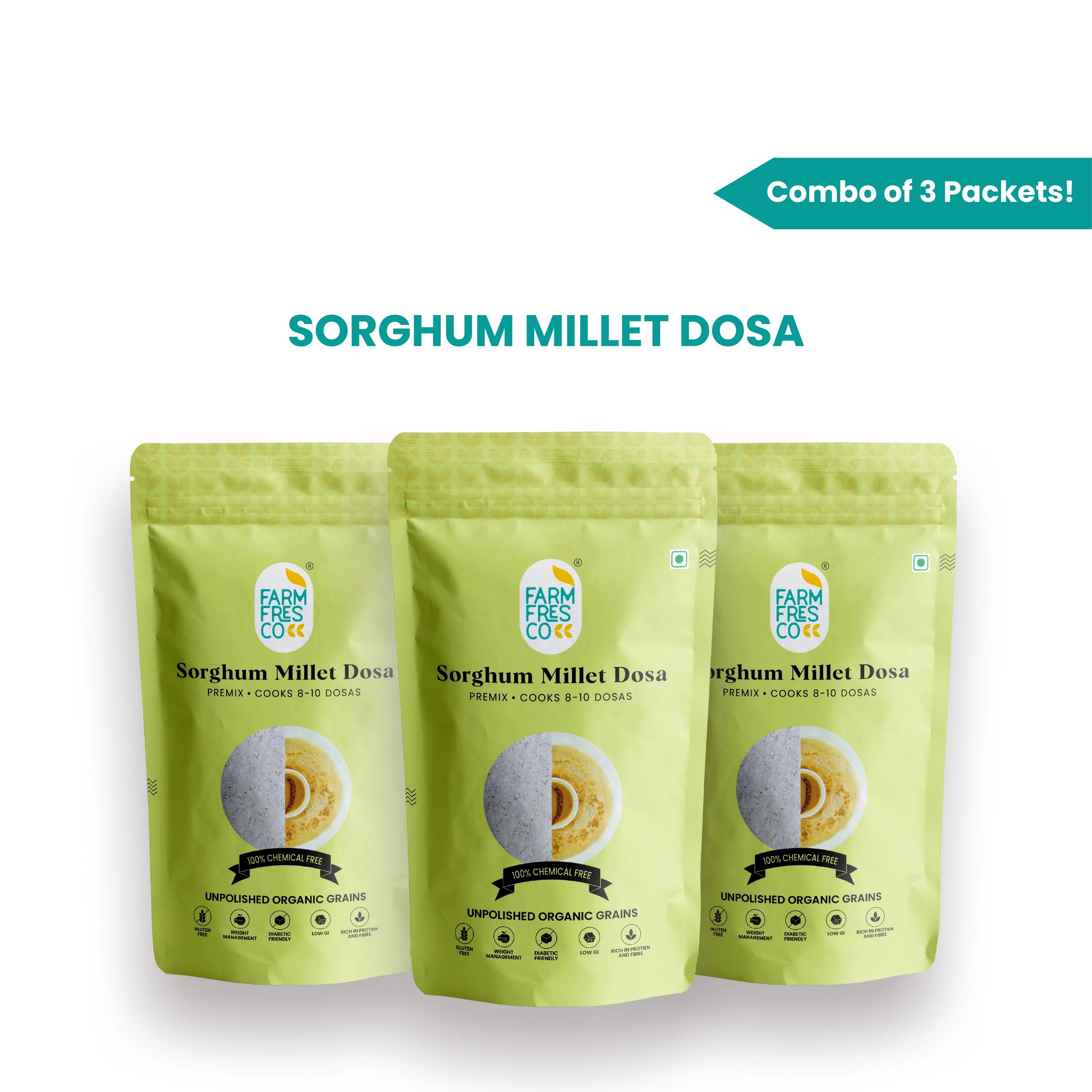 Sorghum Millet Dosa (Jowar Dosa) | 165g, Pack of 1 - Image 13