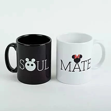 Soul Mate Printed Ceramic Mugs