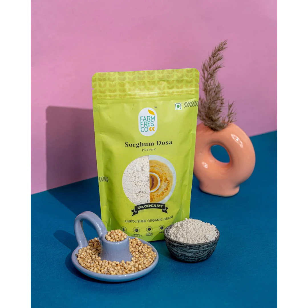 South Indian Millet Breakfast Combo Sorghum Dosa | Finger & Sorghum Idli | Finger Millet Dosa - Image 5