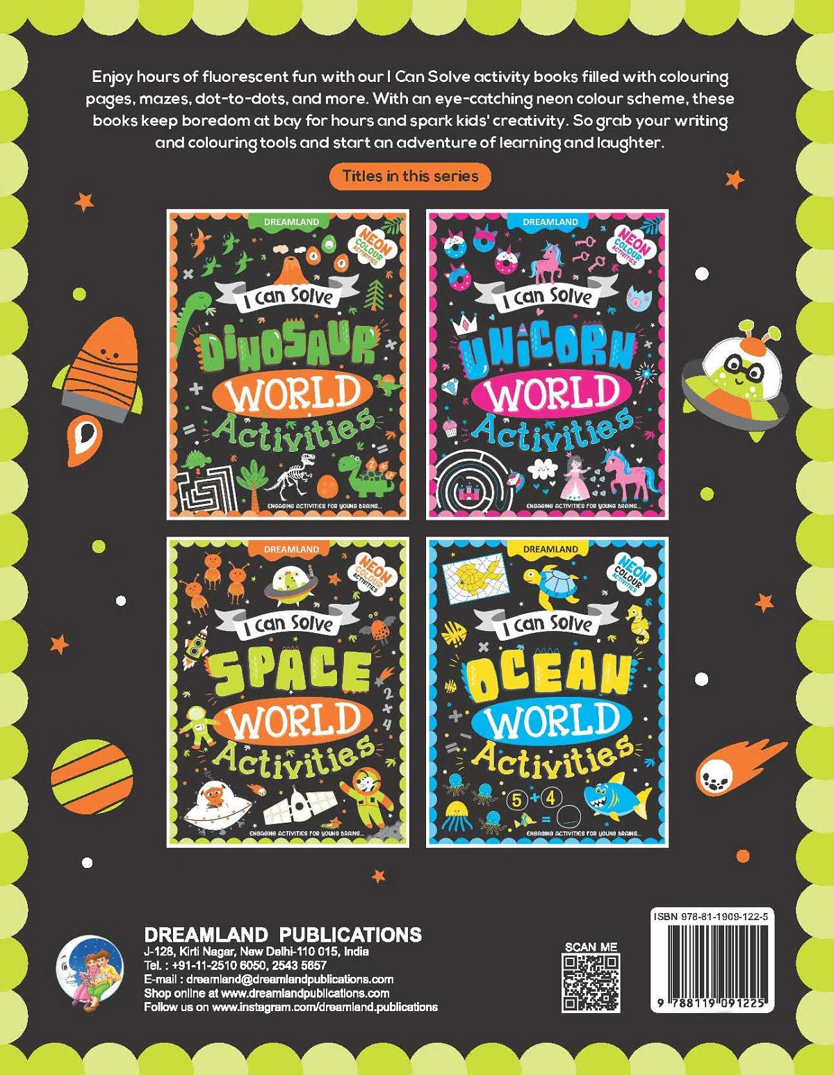 Space World Activities – I Can Solve Activity Book for Kids Age 4- 8 Years | With Colouring Pages, Mazes, Dot-to-Dots - Image 12