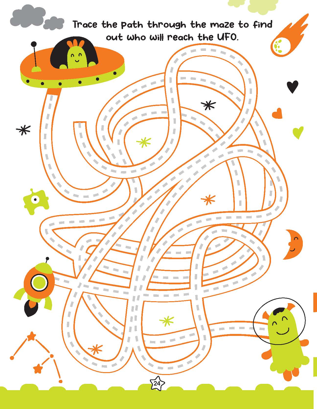 Space World Activities – I Can Solve Activity Book for Kids Age 4- 8 Years | With Colouring Pages, Mazes, Dot-to-Dots - Image 8