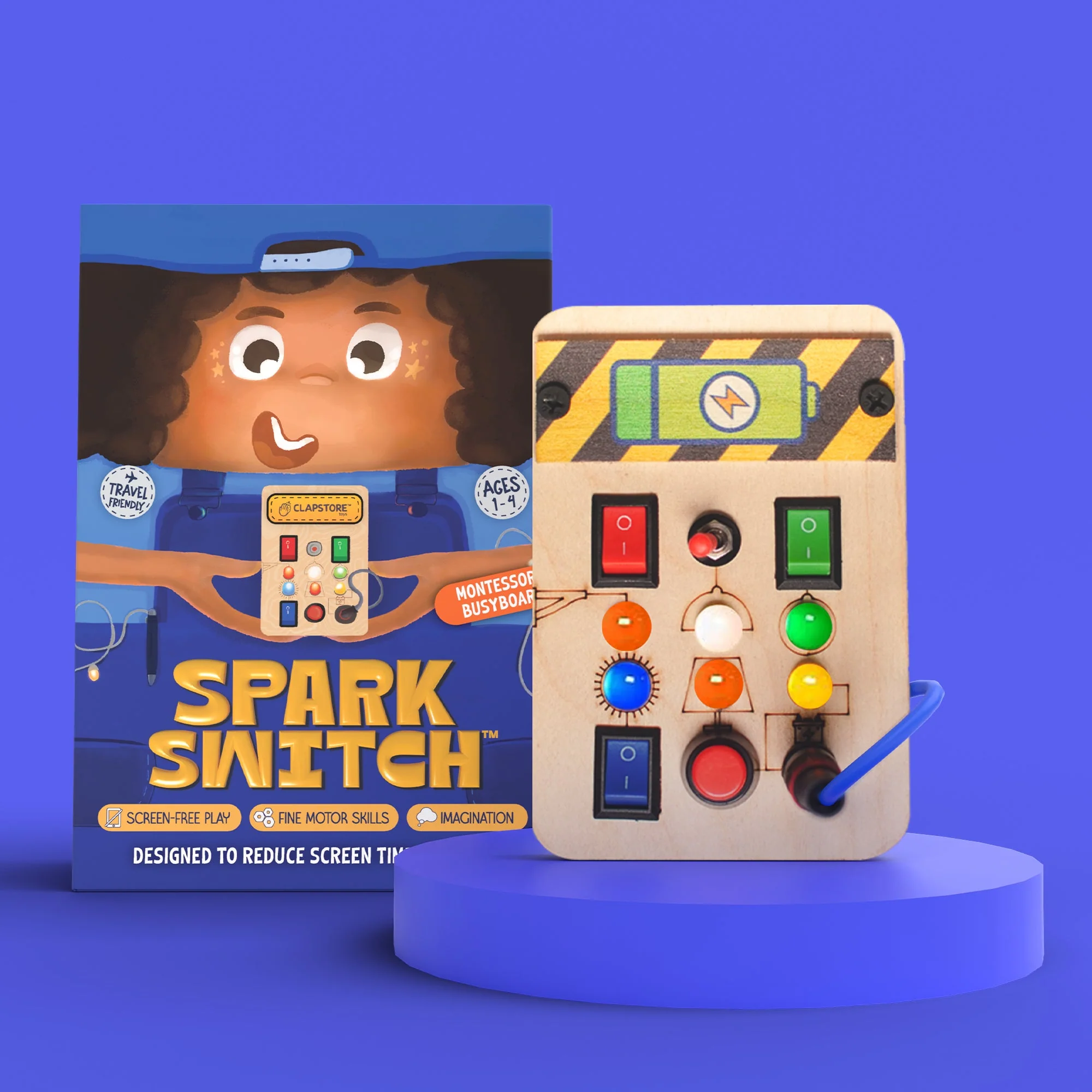 Spark Switch Montessori Busy Board-V1 - Image 132