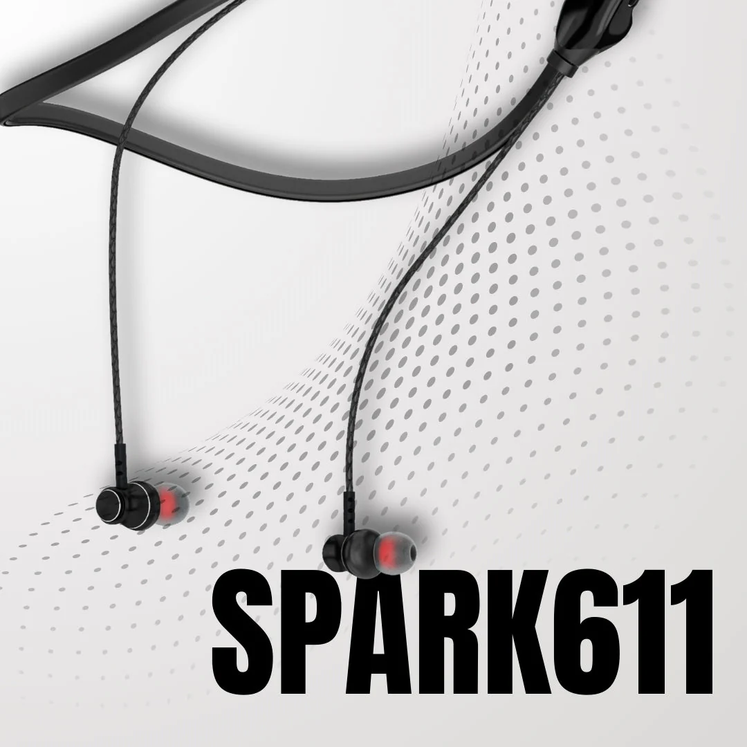 Spark611 Bluetooth Neckband | ENC | 30 Hr | IPX Water Resistant - Image 4